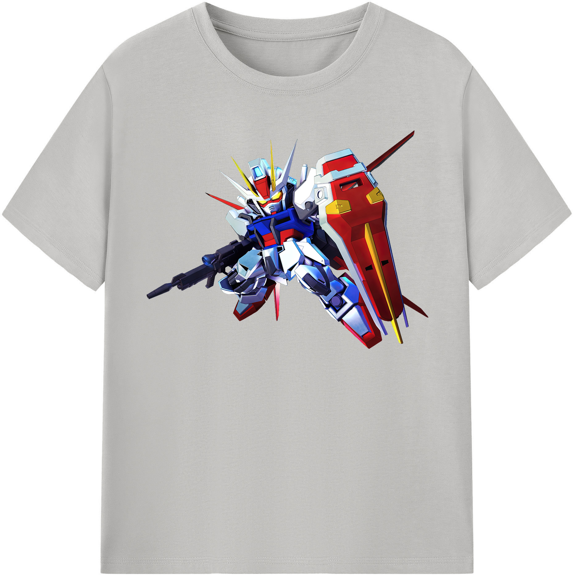 （画像用） 機動戦士ガンダム Mobile Suit Gundam レディースカジュアルプリントTシャツ（綿100％）