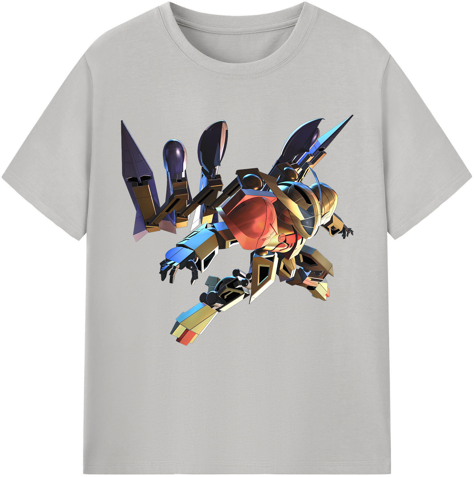 （画像用） 機動戦士ガンダム Mobile Suit Gundam レディースカジュアルプリントTシャツ（綿100％）
