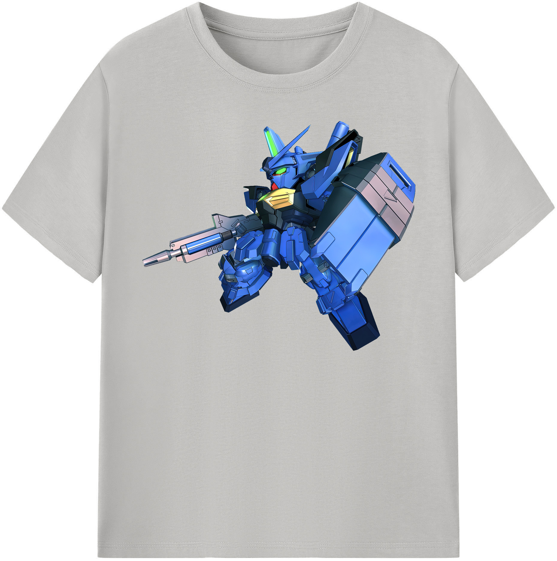 （画像用） 機動戦士ガンダム Mobile Suit Gundam レディースカジュアルプリントTシャツ（綿100％）