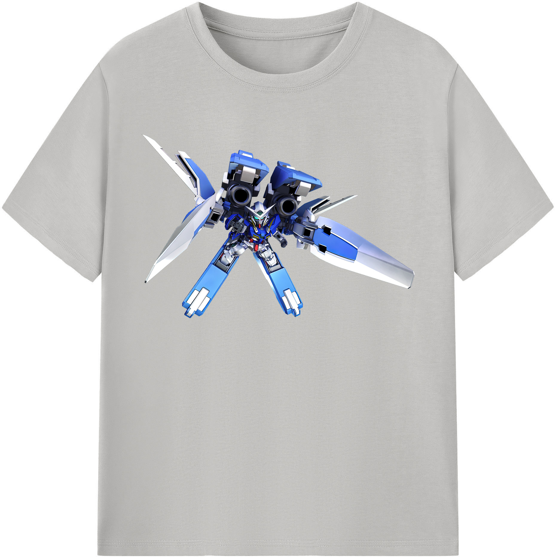 （画像用） 機動戦士ガンダム Mobile Suit Gundam レディースカジュアルプリントTシャツ（綿100％）