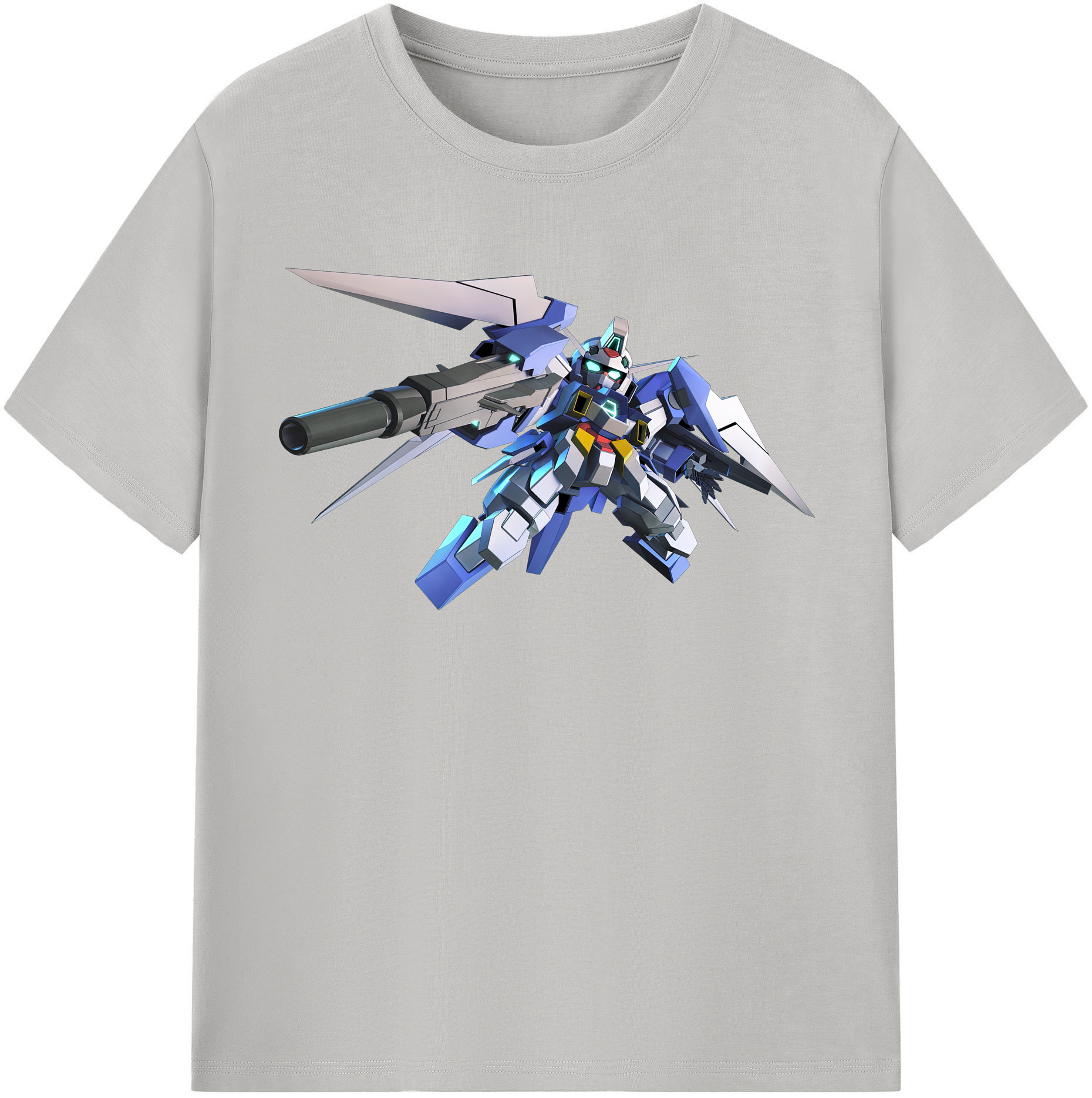 （画像用） 機動戦士ガンダム Mobile Suit Gundam レディースカジュアルプリントTシャツ（綿100％）