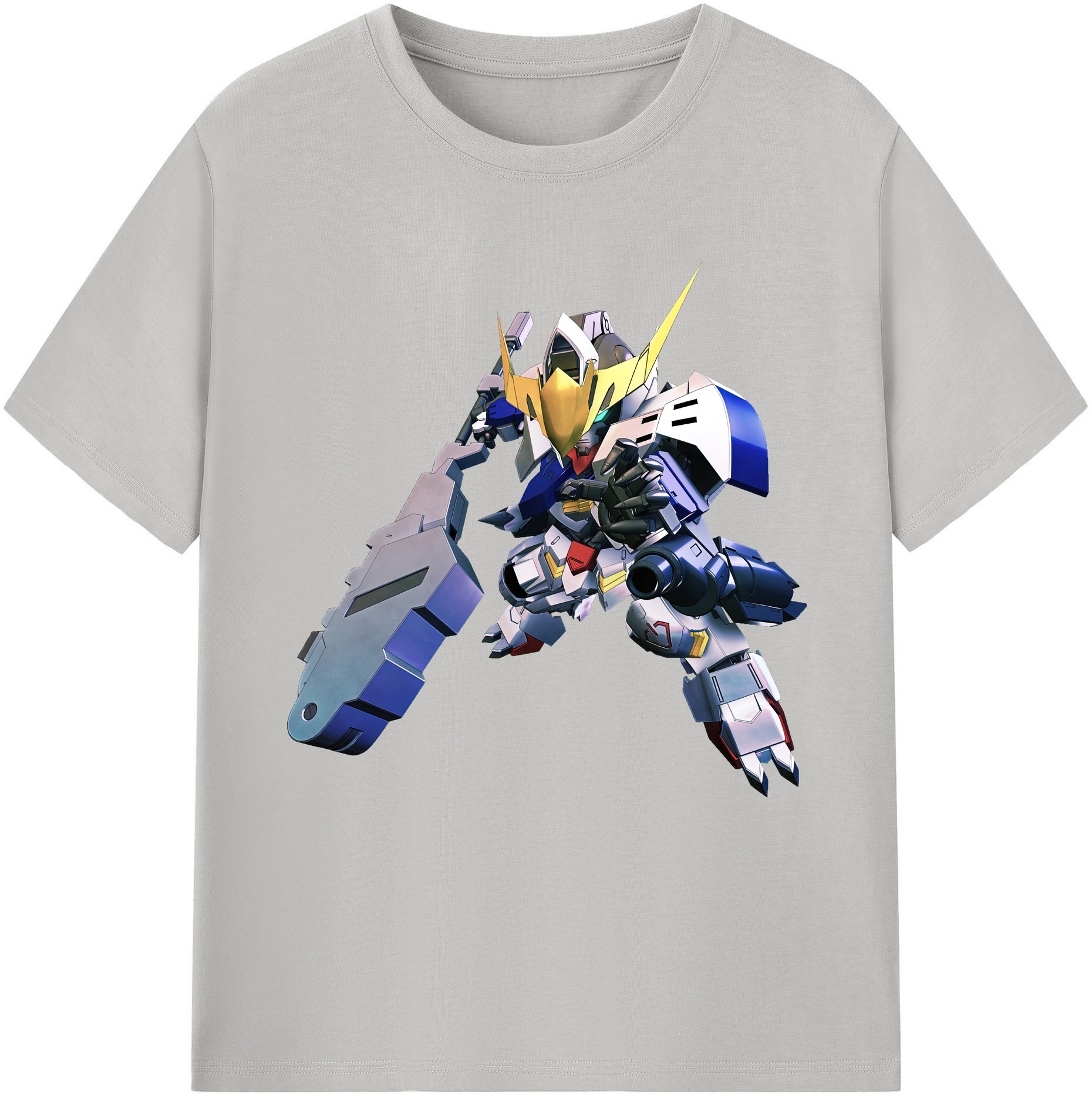 （画像用） 機動戦士ガンダム Mobile Suit Gundam レディースカジュアルプリントTシャツ（綿100％）