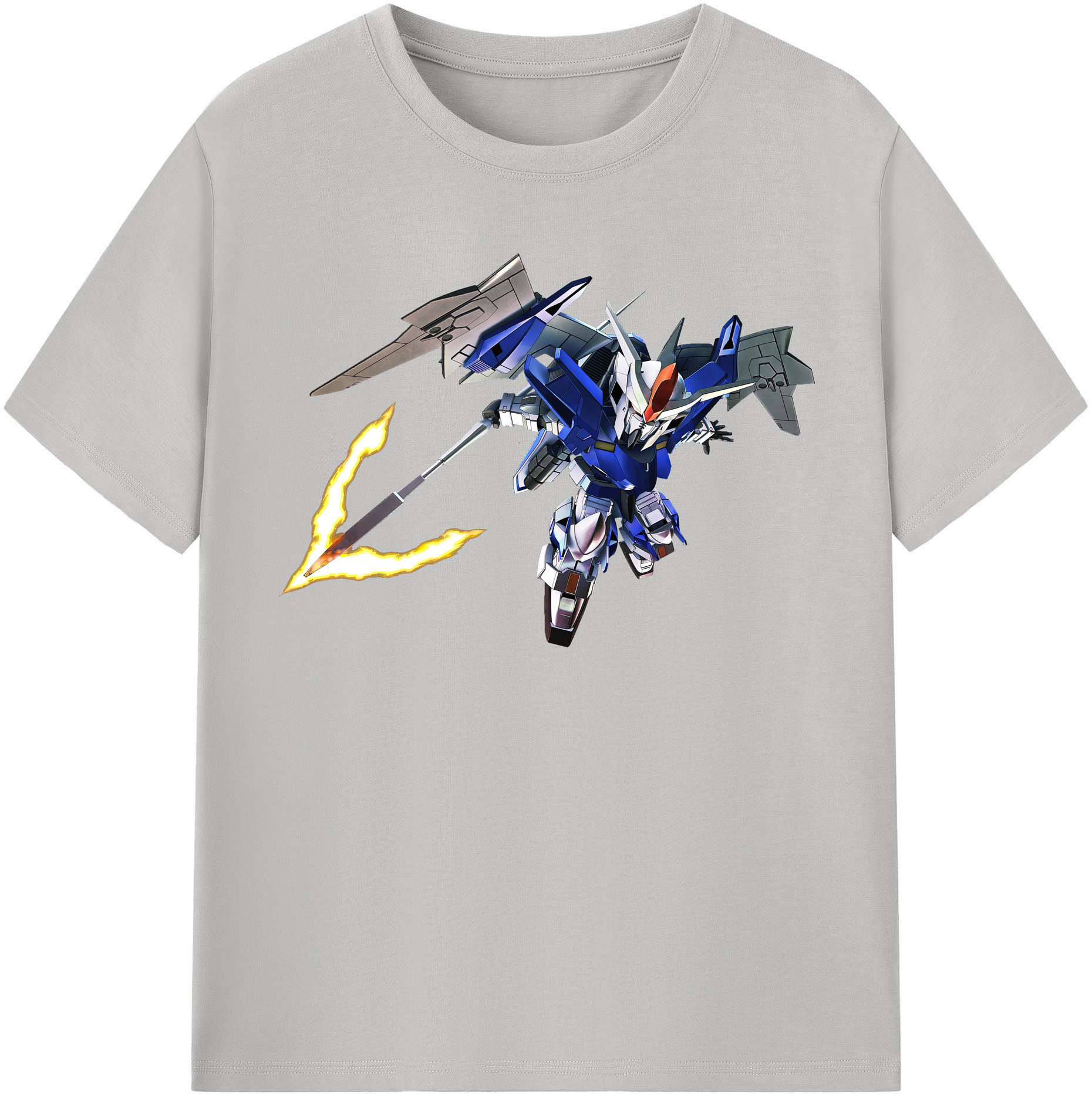 （画像用） 機動戦士ガンダム Mobile Suit Gundam レディースカジュアルプリントTシャツ（綿100％）