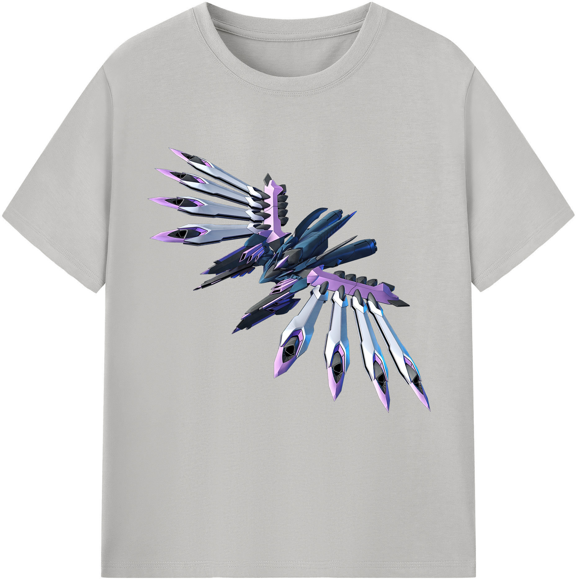 （画像用） 機動戦士ガンダム Mobile Suit Gundam レディースカジュアルプリントTシャツ（綿100％）