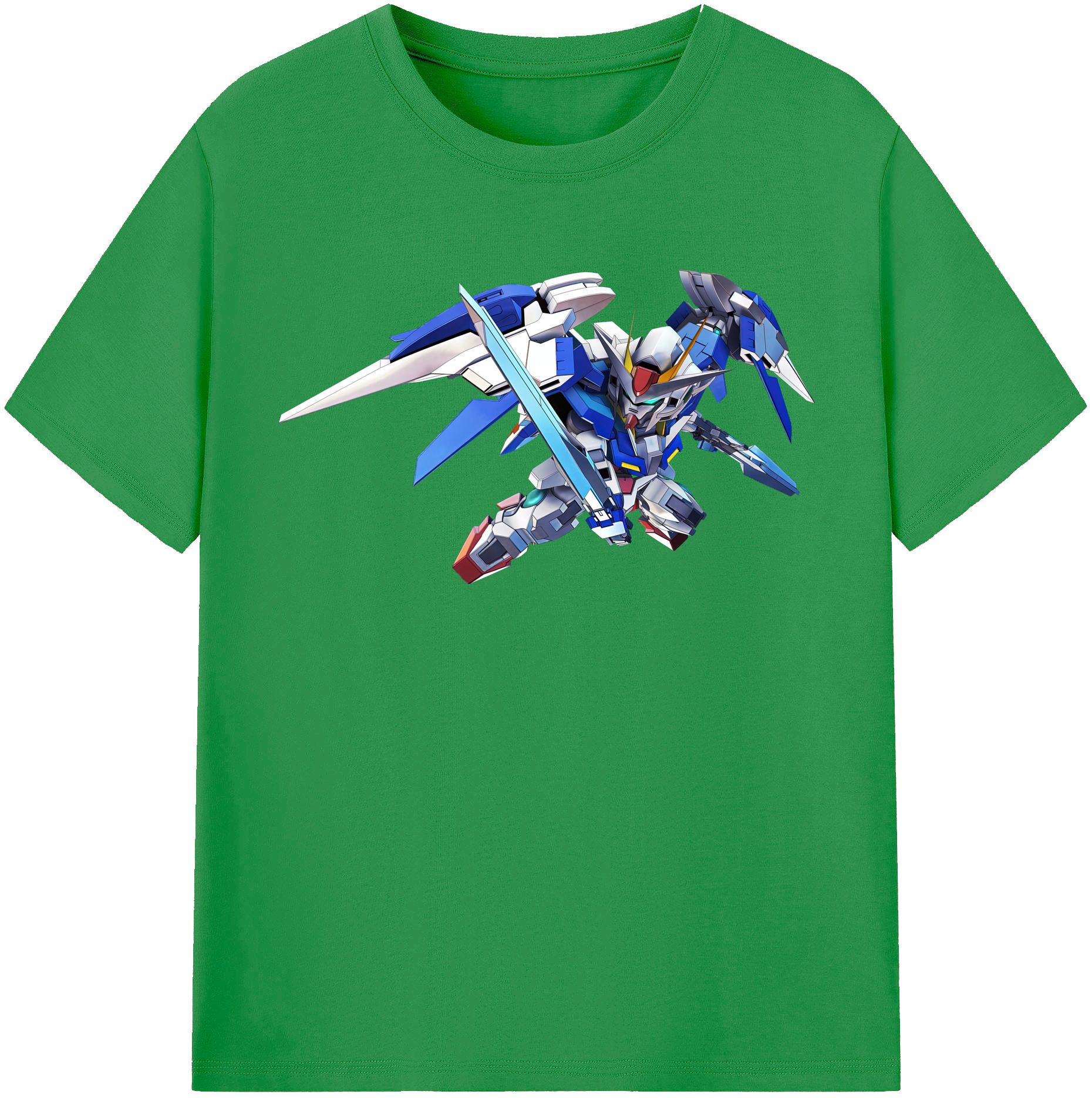 （画像用） 機動戦士ガンダム Mobile Suit Gundam レディースカジュアルプリントTシャツ（綿100％）