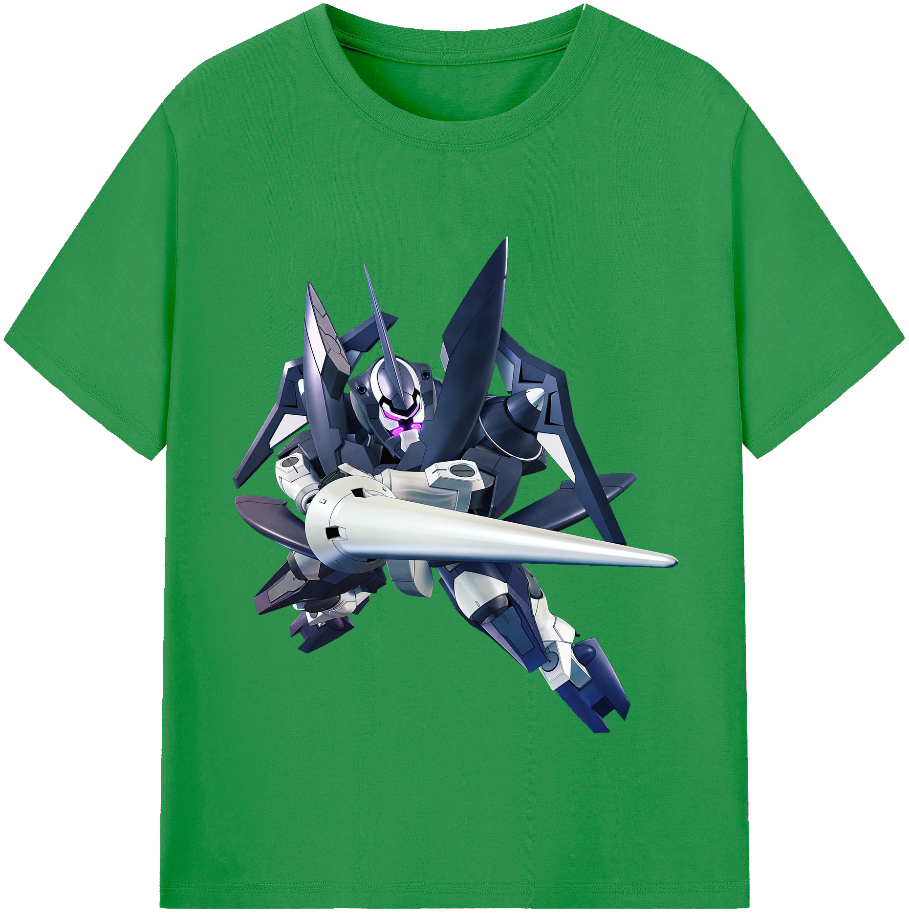 （画像用） 機動戦士ガンダム Mobile Suit Gundam レディースカジュアルプリントTシャツ（綿100％）