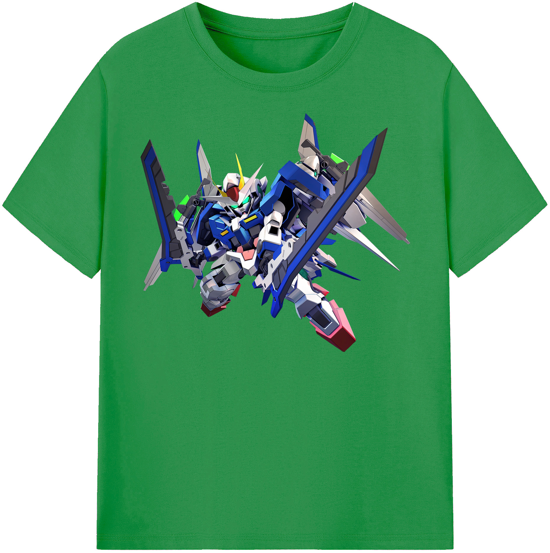 （画像用） 機動戦士ガンダム Mobile Suit Gundam レディースカジュアルプリントTシャツ（綿100％）