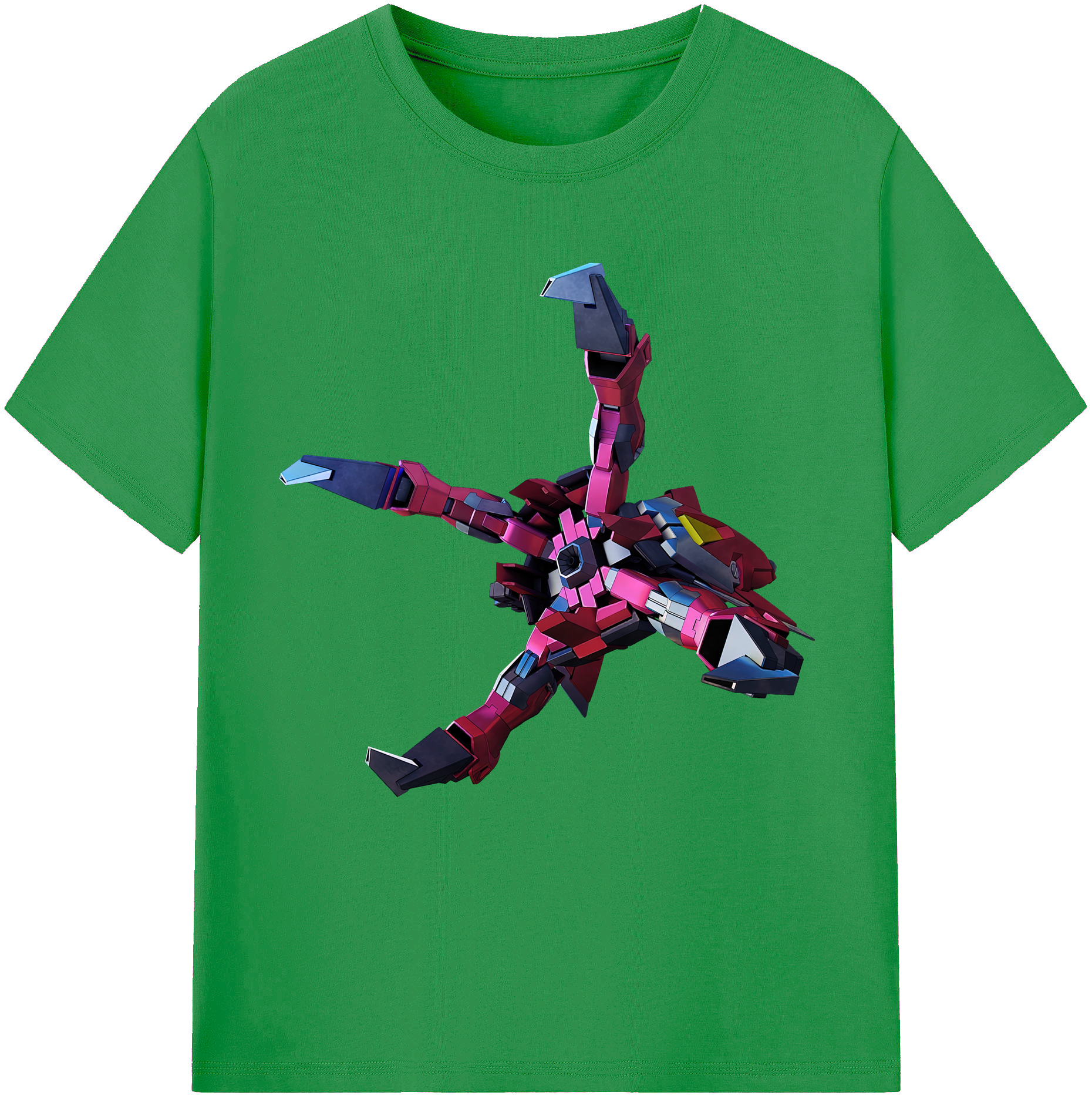 （画像用） 機動戦士ガンダム Mobile Suit Gundam レディースカジュアルプリントTシャツ（綿100％）