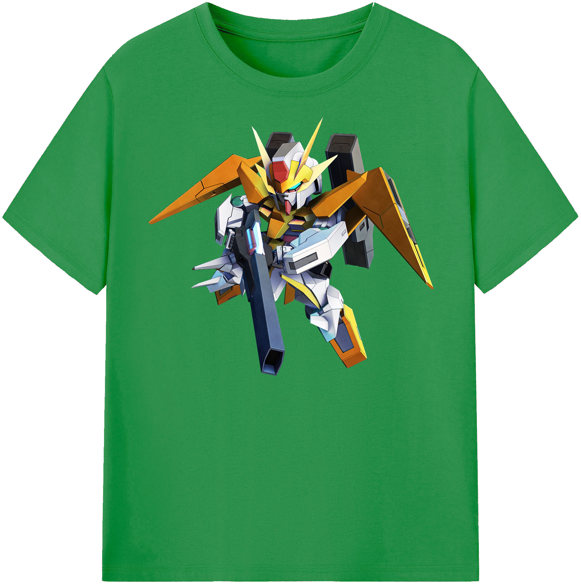 （画像用） 機動戦士ガンダム Mobile Suit Gundam レディースカジュアルプリントTシャツ（綿100％）
