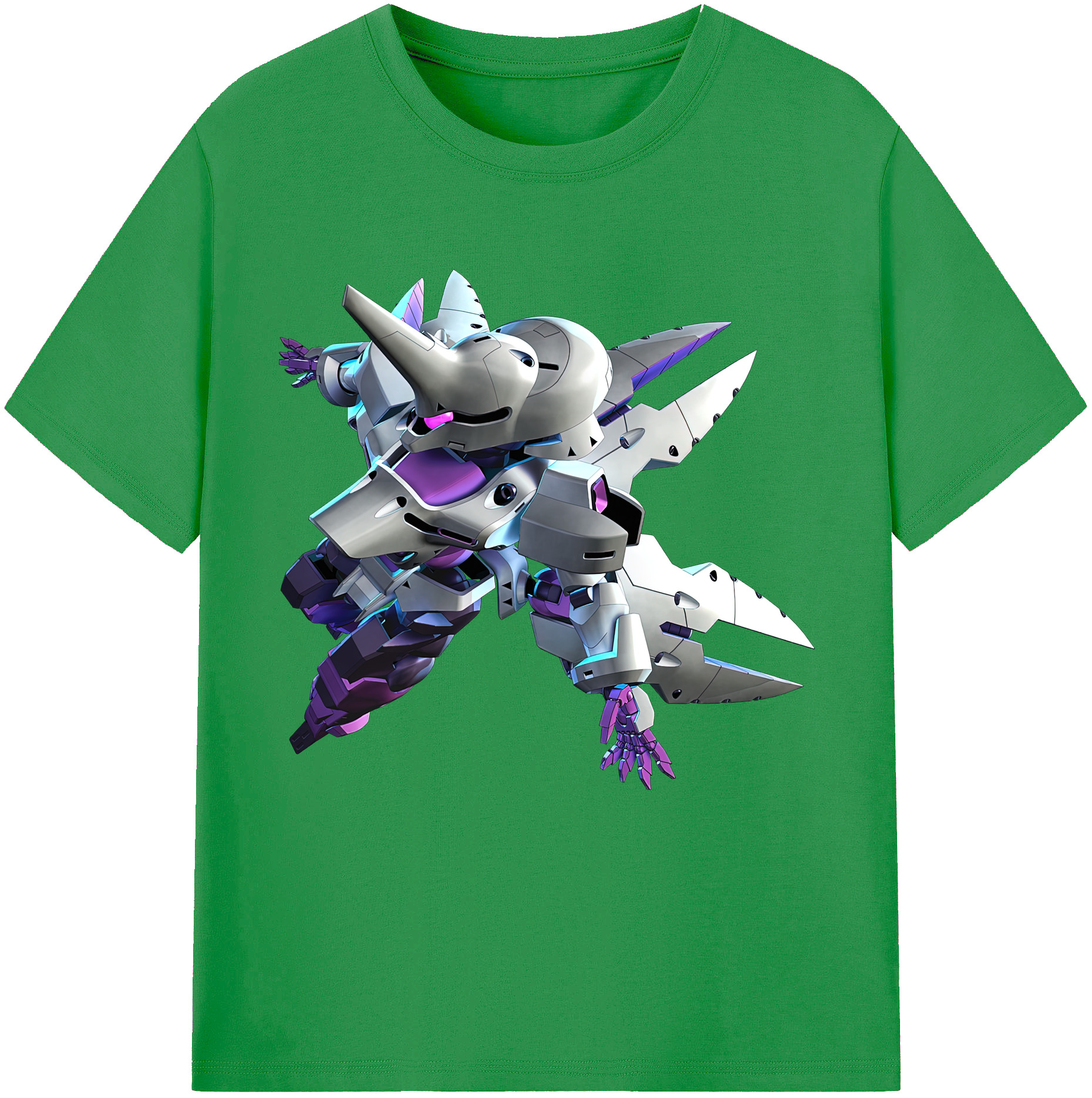 （画像用） 機動戦士ガンダム Mobile Suit Gundam レディースカジュアルプリントTシャツ（綿100％）
