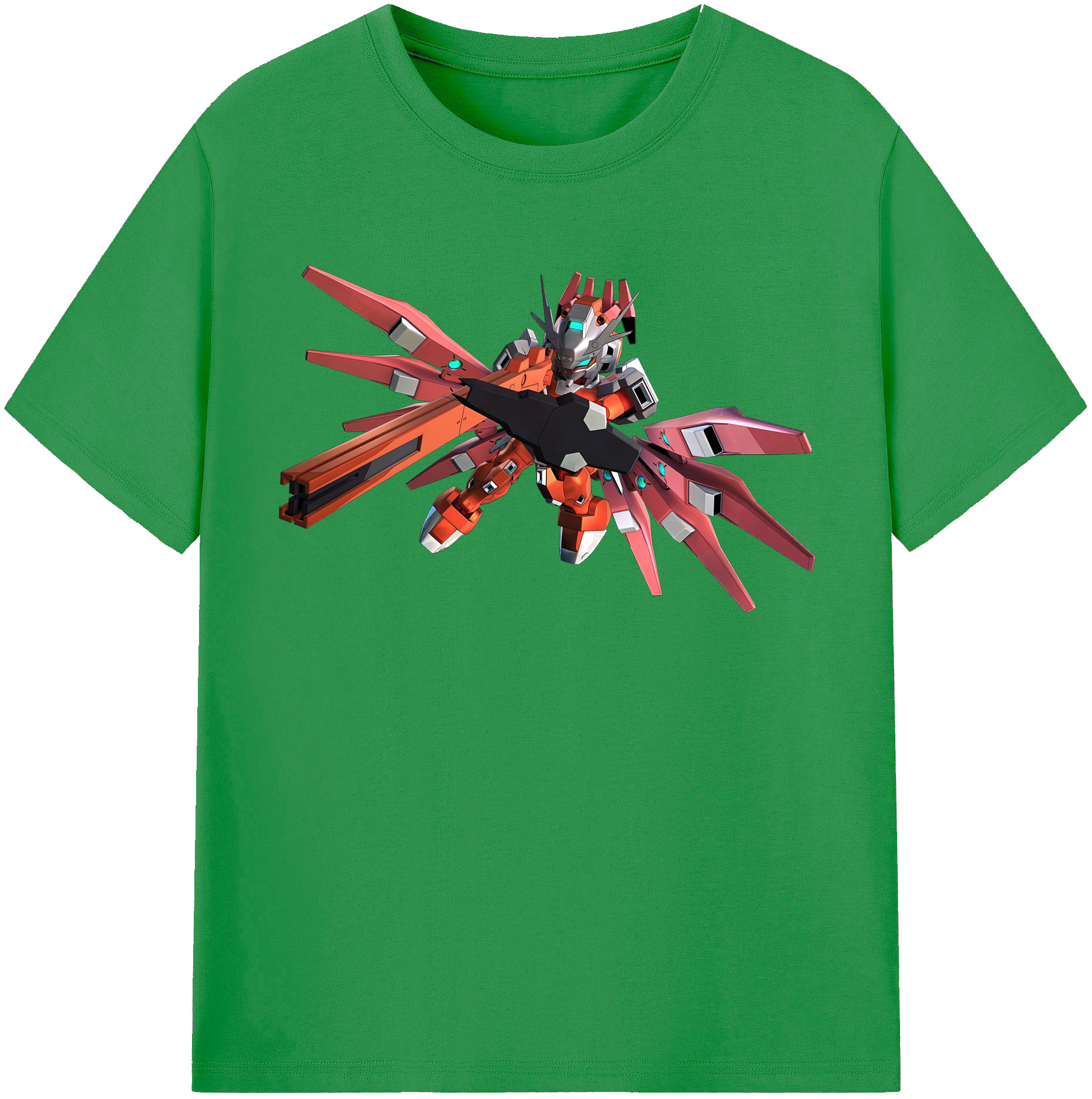 （画像用） 機動戦士ガンダム Mobile Suit Gundam レディースカジュアルプリントTシャツ（綿100％）