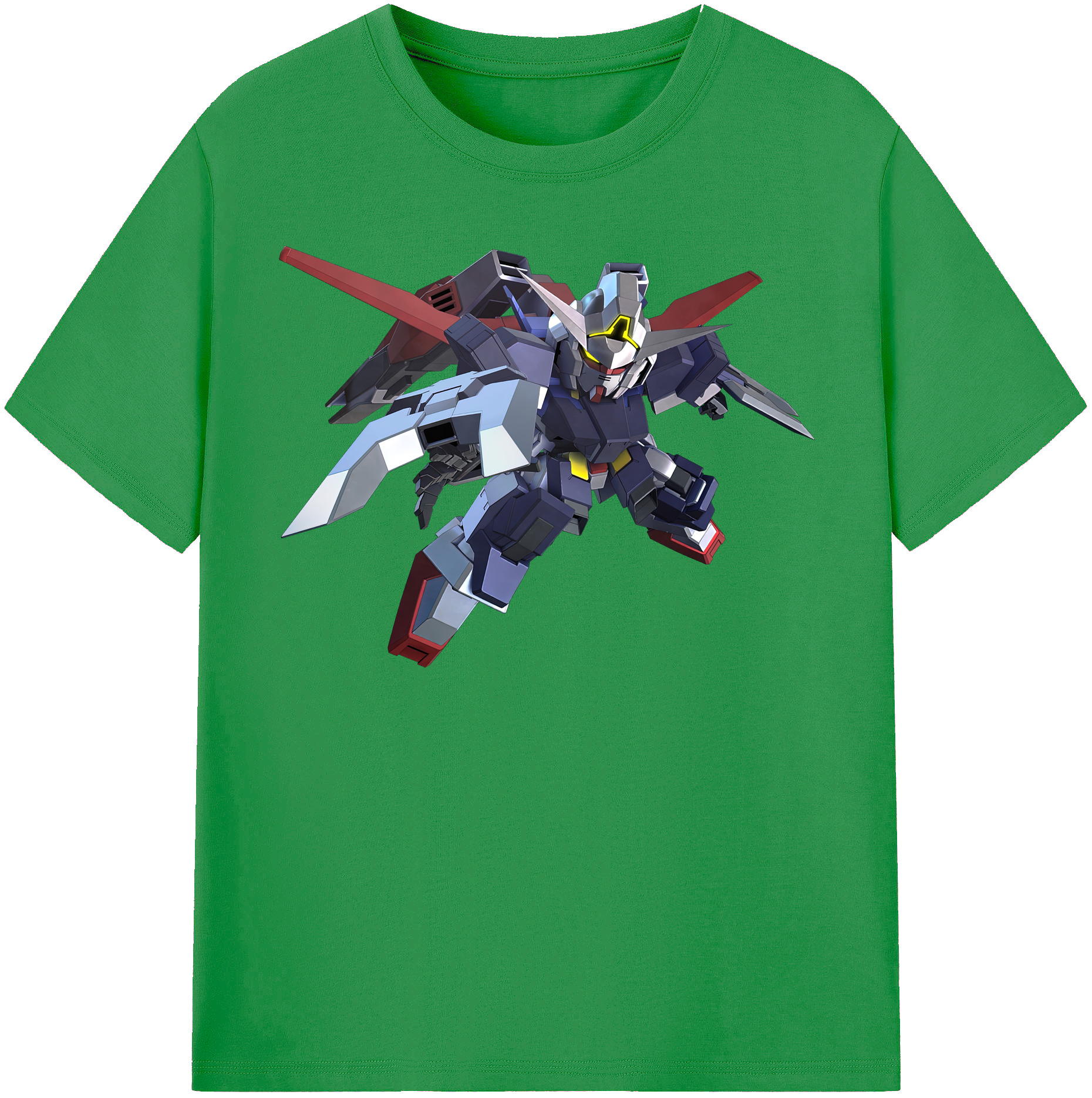 （画像用） 機動戦士ガンダム Mobile Suit Gundam レディースカジュアルプリントTシャツ（綿100％）