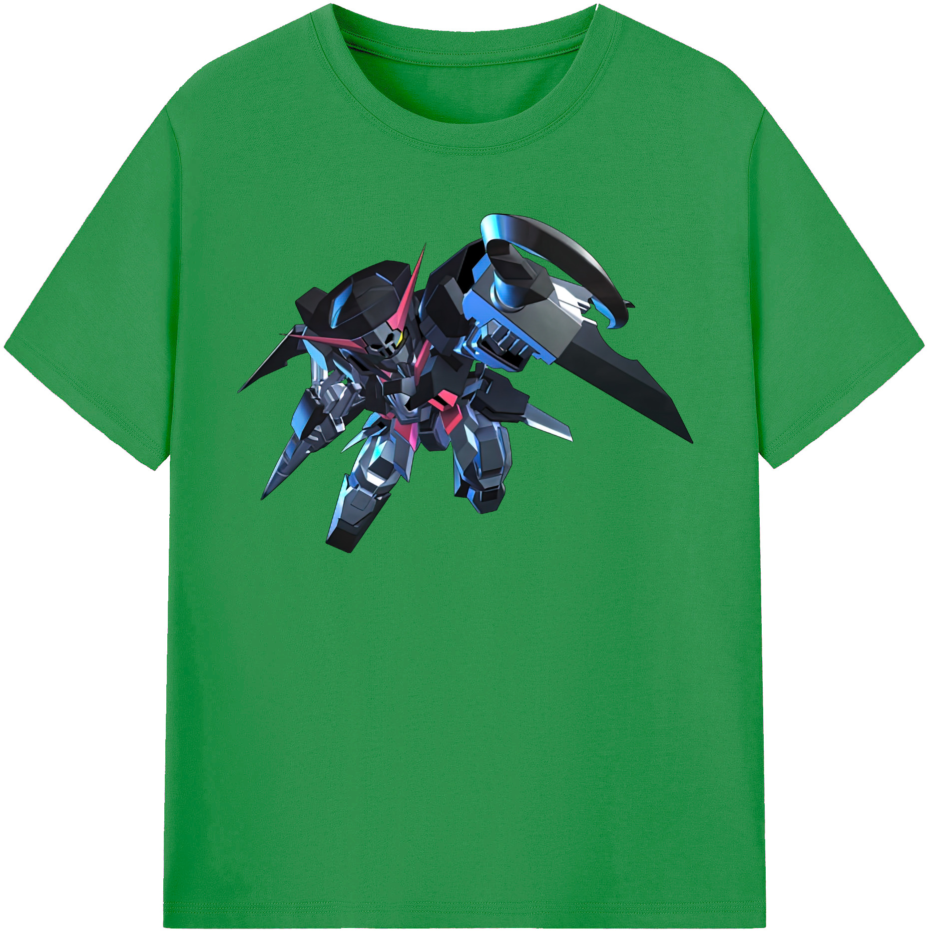 （画像用） 機動戦士ガンダム Mobile Suit Gundam レディースカジュアルプリントTシャツ（綿100％）