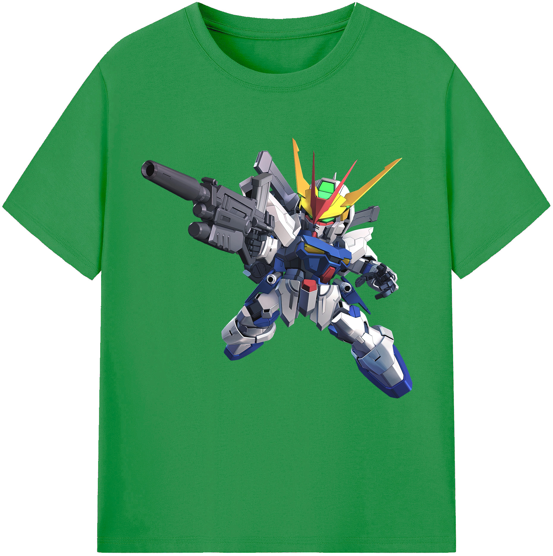 （画像用） 機動戦士ガンダム Mobile Suit Gundam レディースカジュアルプリントTシャツ（綿100％）