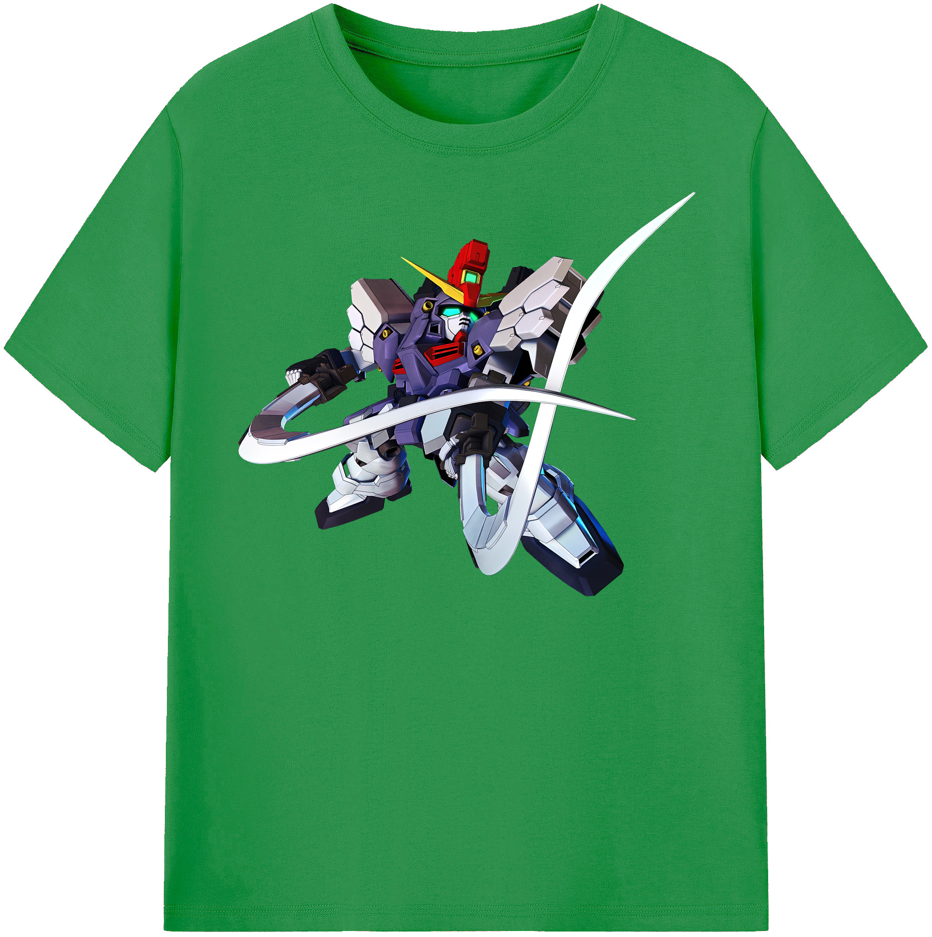 （画像用） 機動戦士ガンダム Mobile Suit Gundam レディースカジュアルプリントTシャツ（綿100％）