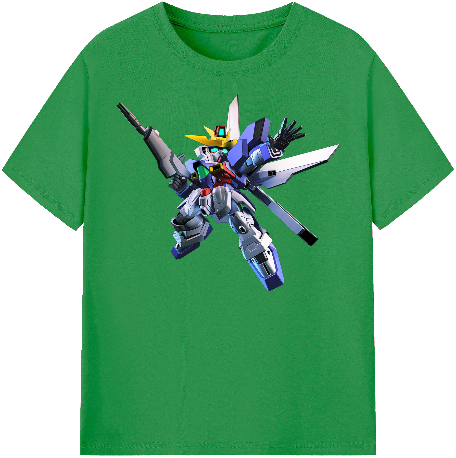 （画像用） 機動戦士ガンダム Mobile Suit Gundam レディースカジュアルプリントTシャツ（綿100％）