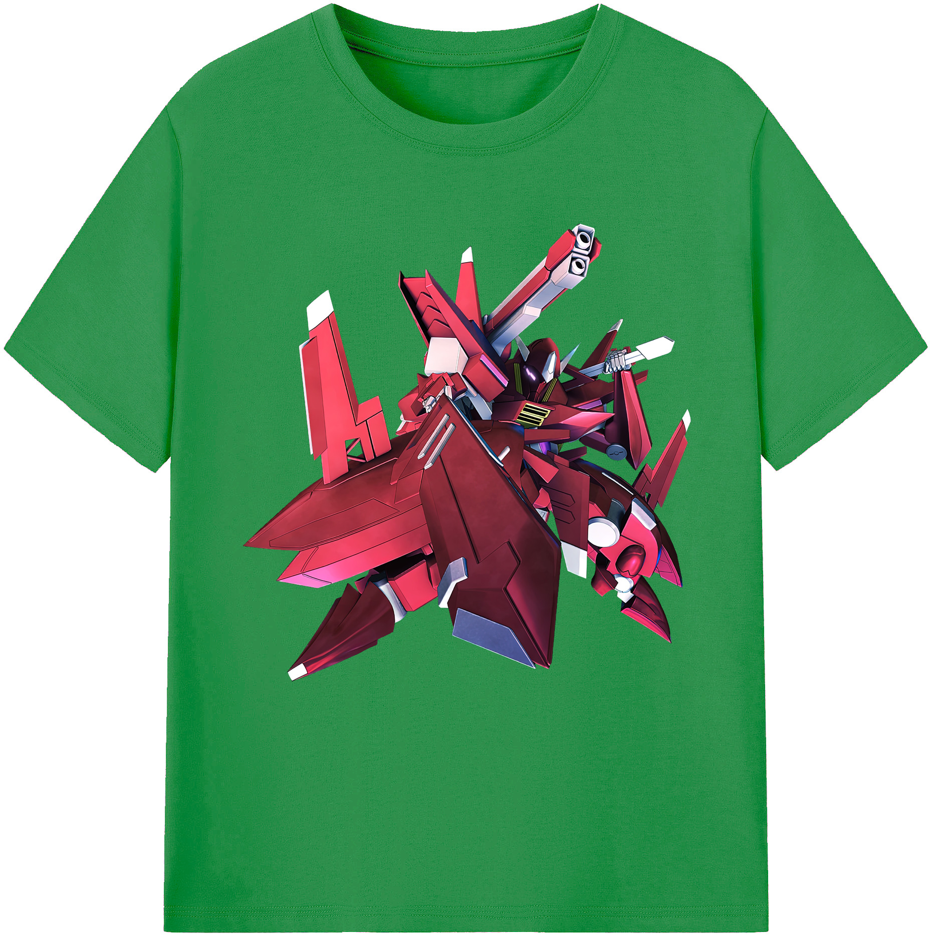 （画像用） 機動戦士ガンダム Mobile Suit Gundam レディースカジュアルプリントTシャツ（綿100％）