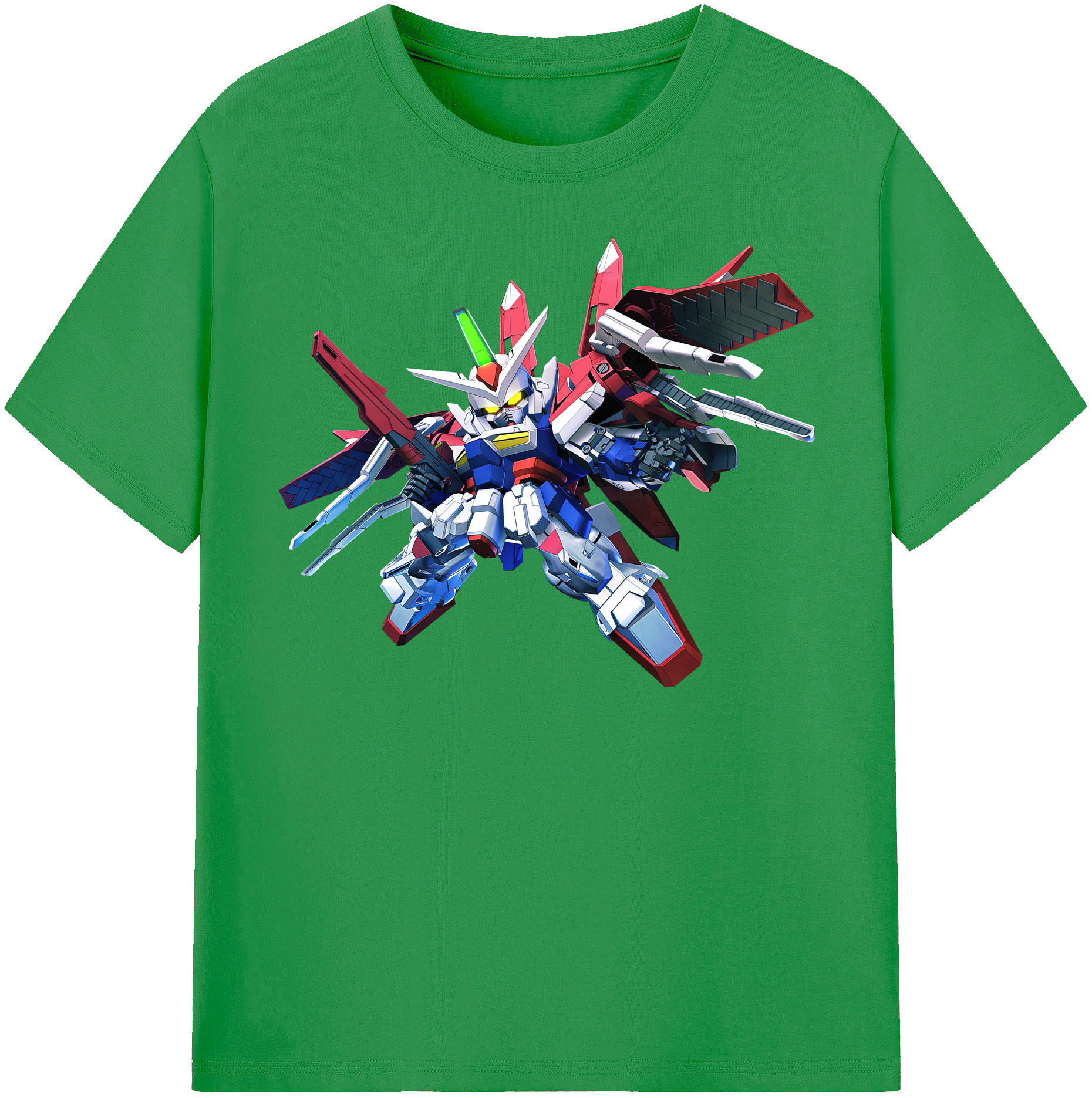 （画像用） 機動戦士ガンダム Mobile Suit Gundam レディースカジュアルプリントTシャツ（綿100％）