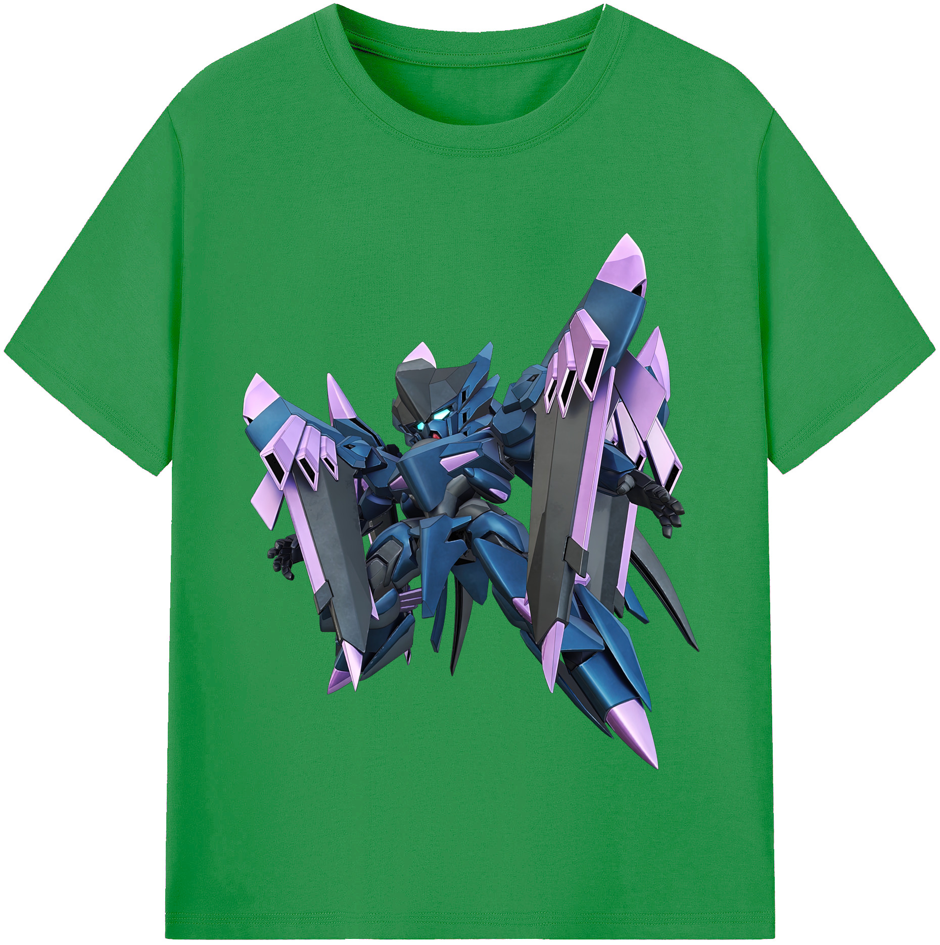 （画像用） 機動戦士ガンダム Mobile Suit Gundam レディースカジュアルプリントTシャツ（綿100％）