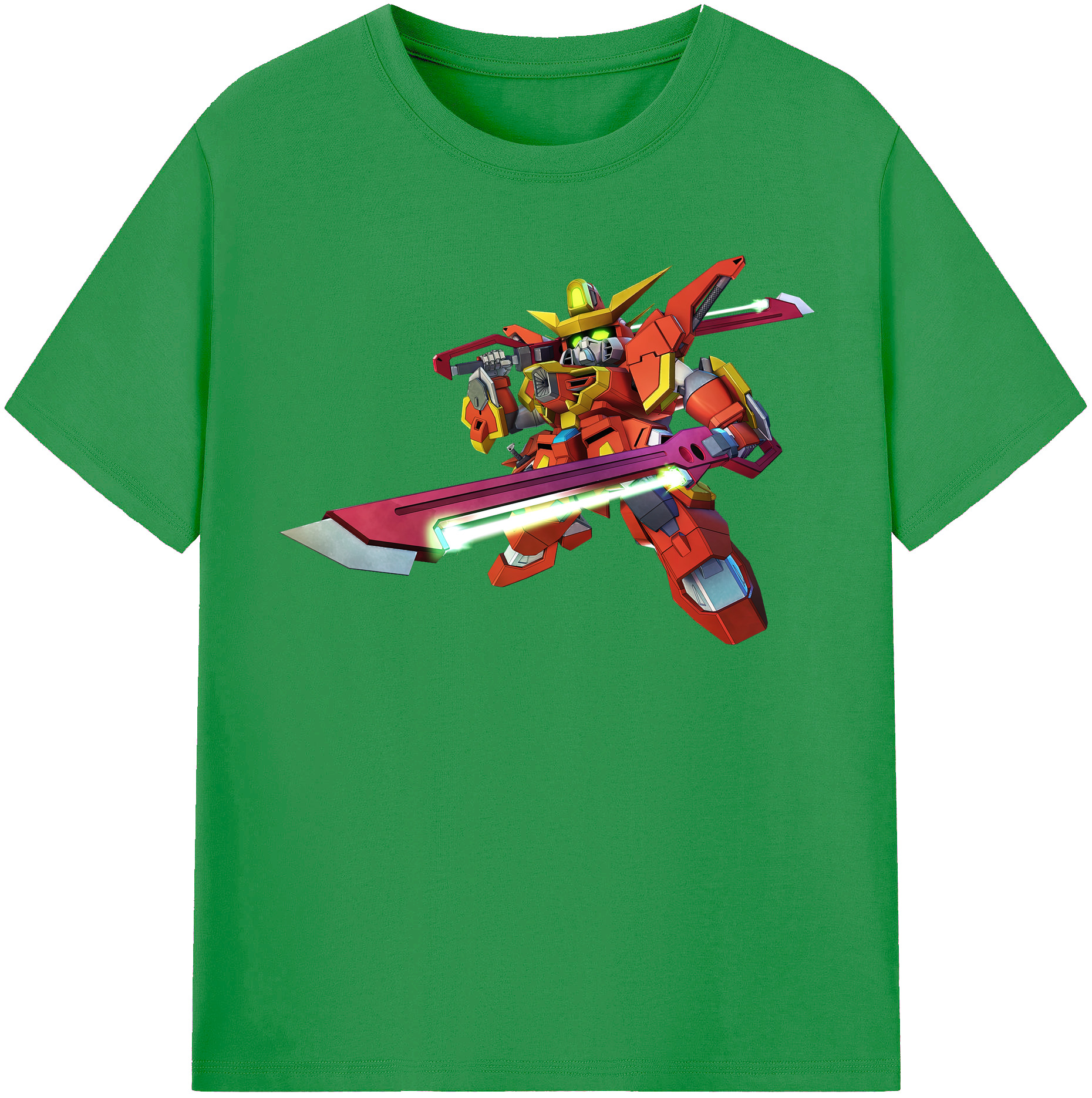 （画像用） 機動戦士ガンダム Mobile Suit Gundam レディースカジュアルプリントTシャツ（綿100％）