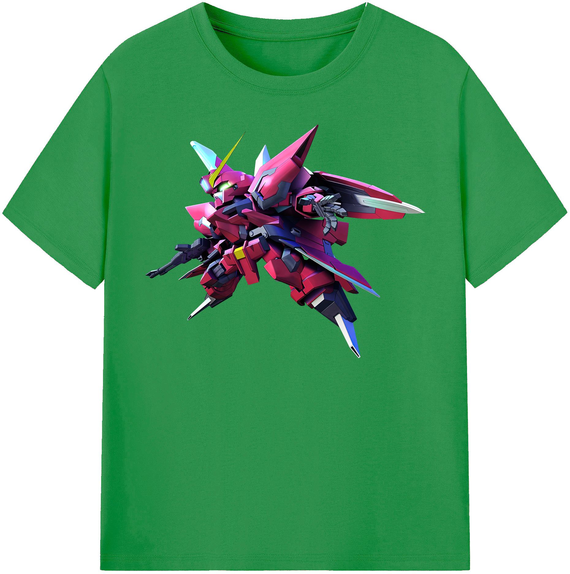 （画像用） 機動戦士ガンダム Mobile Suit Gundam レディースカジュアルプリントTシャツ（綿100％）