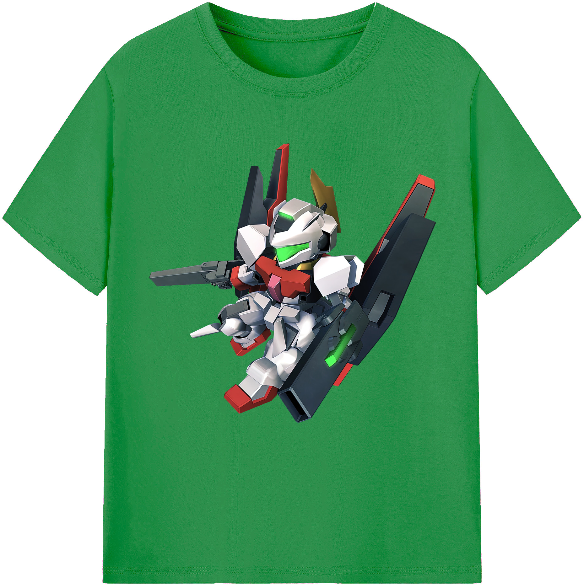 （画像用） 機動戦士ガンダム Mobile Suit Gundam レディースカジュアルプリントTシャツ（綿100％）