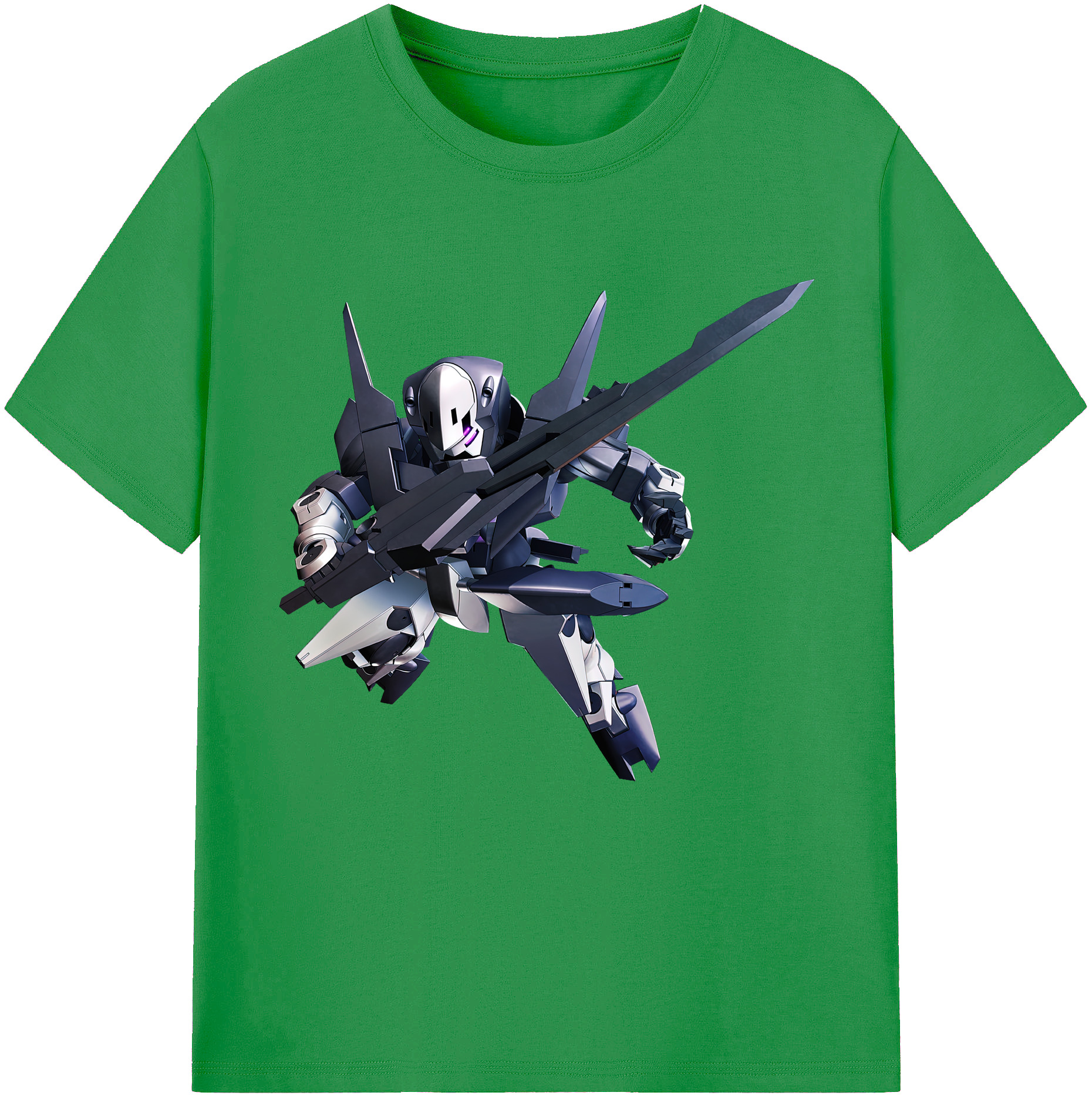 （画像用） 機動戦士ガンダム Mobile Suit Gundam レディースカジュアルプリントTシャツ（綿100％）
