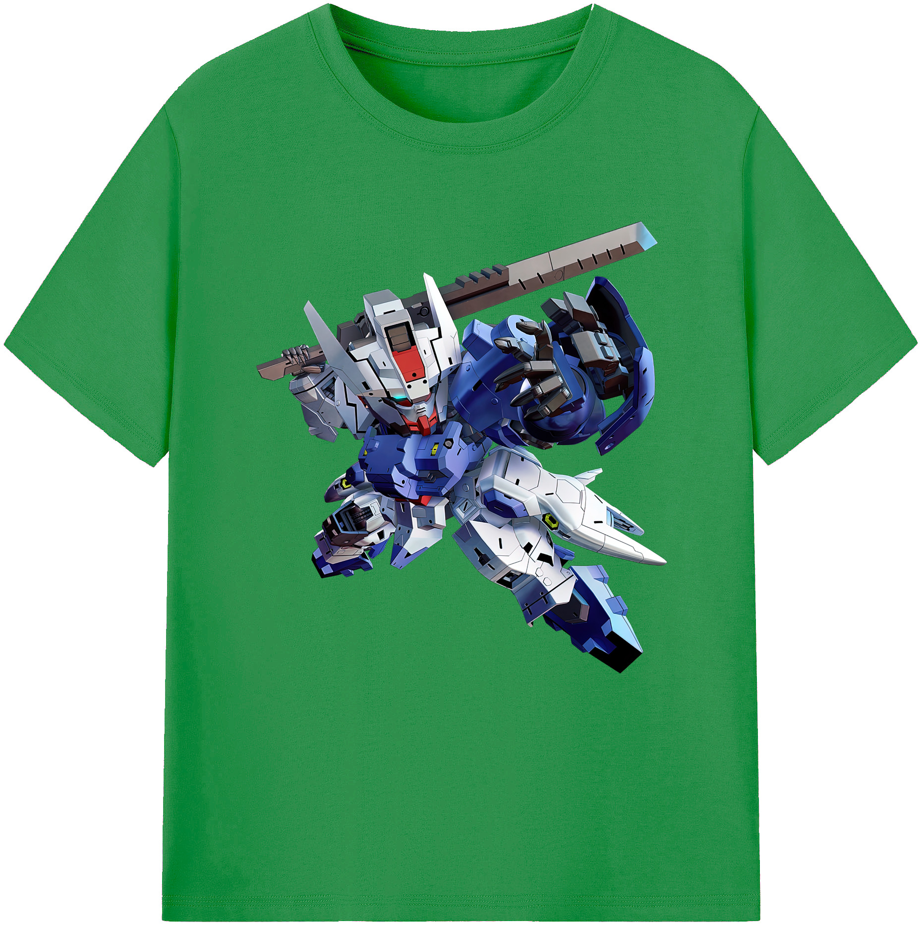 （画像用） 機動戦士ガンダム Mobile Suit Gundam レディースカジュアルプリントTシャツ（綿100％）