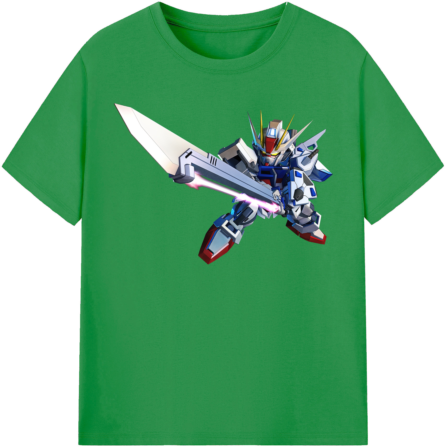 （画像用） 機動戦士ガンダム Mobile Suit Gundam レディースカジュアルプリントTシャツ（綿100％）