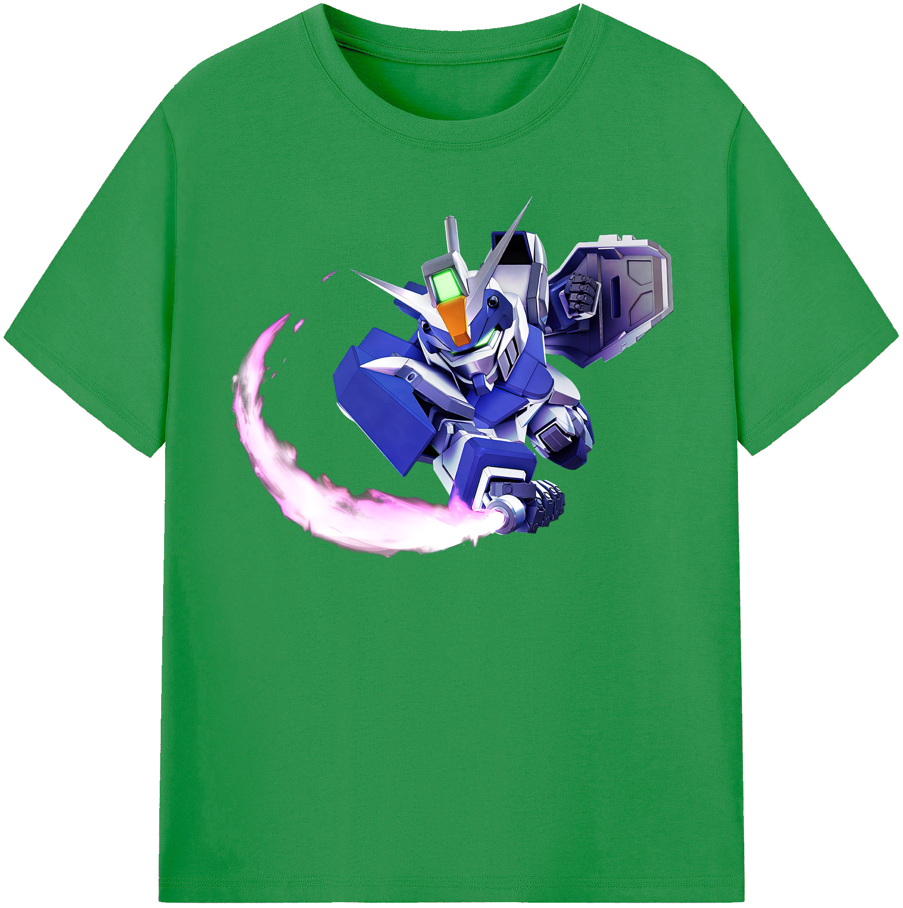 （画像用） 機動戦士ガンダム Mobile Suit Gundam レディースカジュアルプリントTシャツ（綿100％）