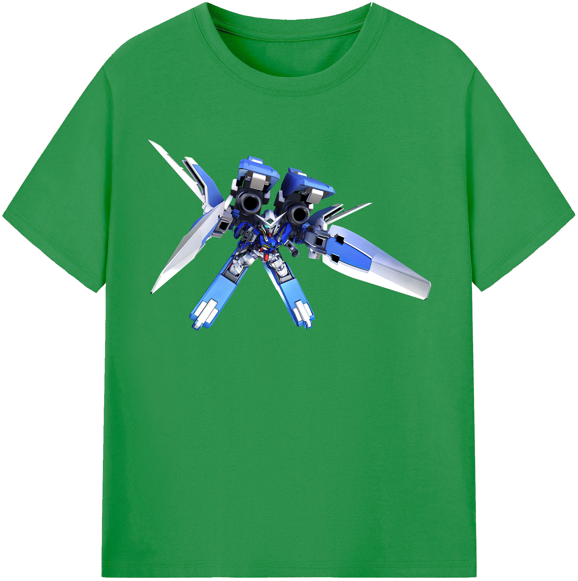 （画像用） 機動戦士ガンダム Mobile Suit Gundam レディースカジュアルプリントTシャツ（綿100％）