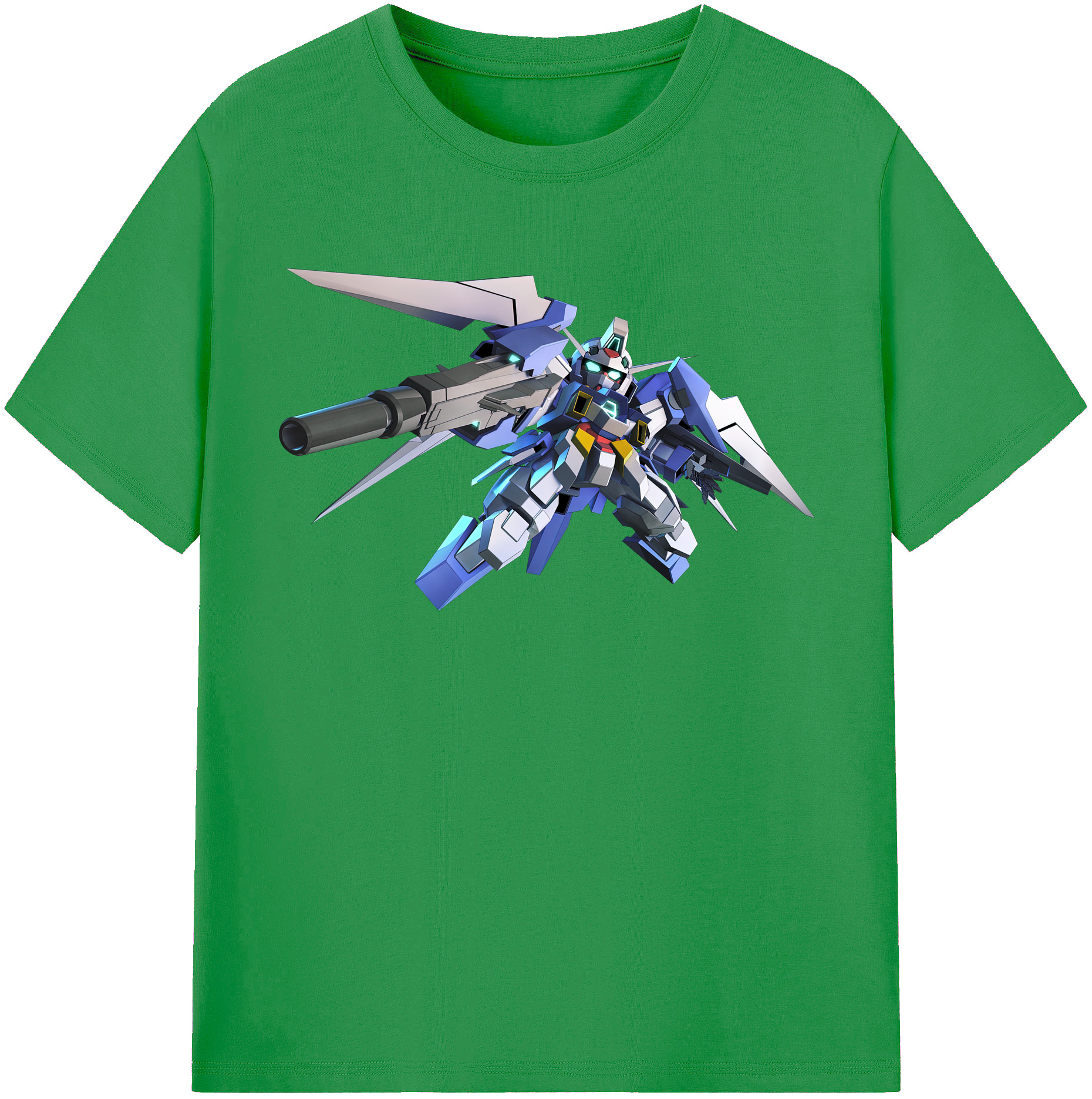 （画像用） 機動戦士ガンダム Mobile Suit Gundam レディースカジュアルプリントTシャツ（綿100％）