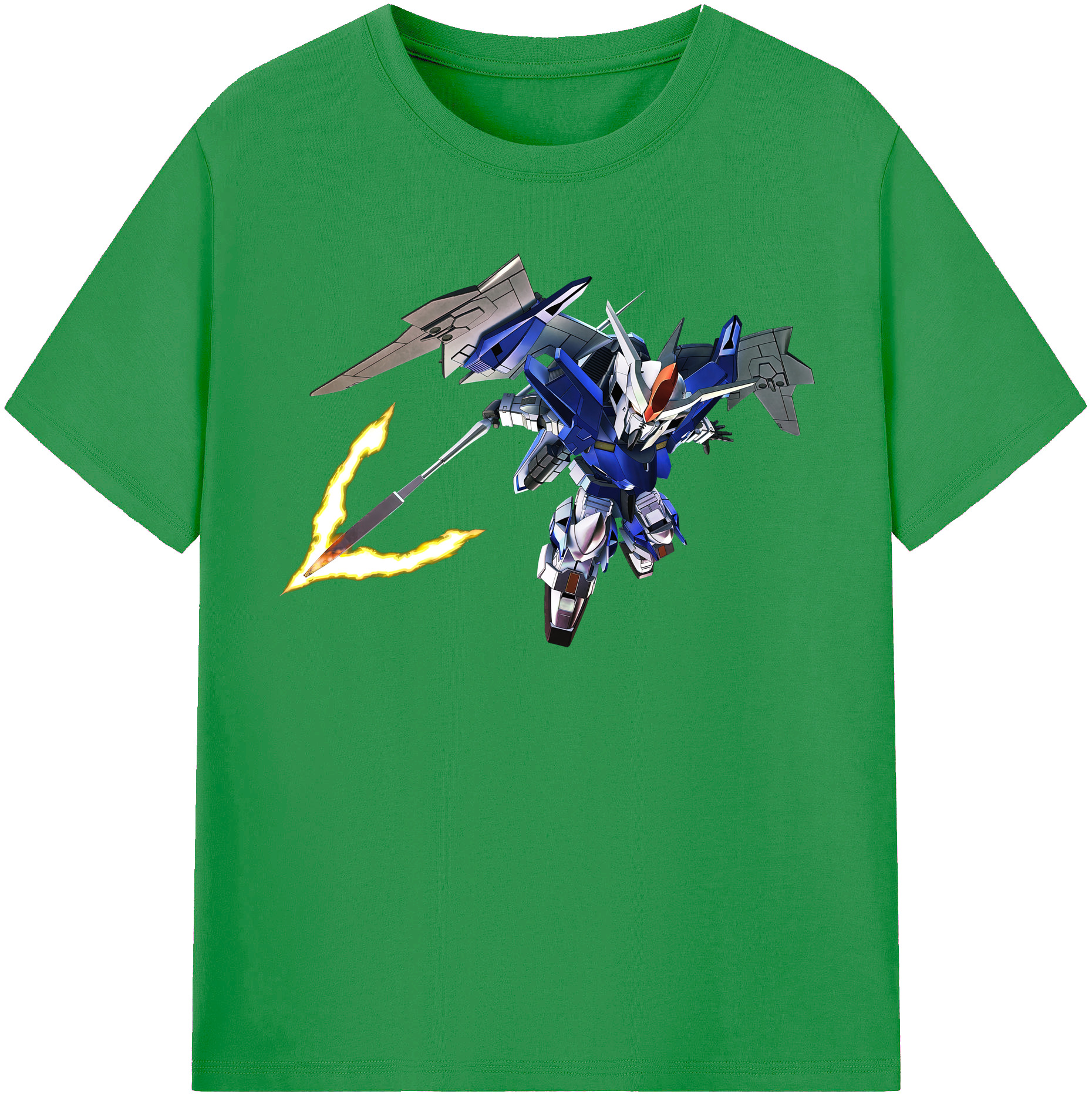 （画像用） 機動戦士ガンダム Mobile Suit Gundam レディースカジュアルプリントTシャツ（綿100％）