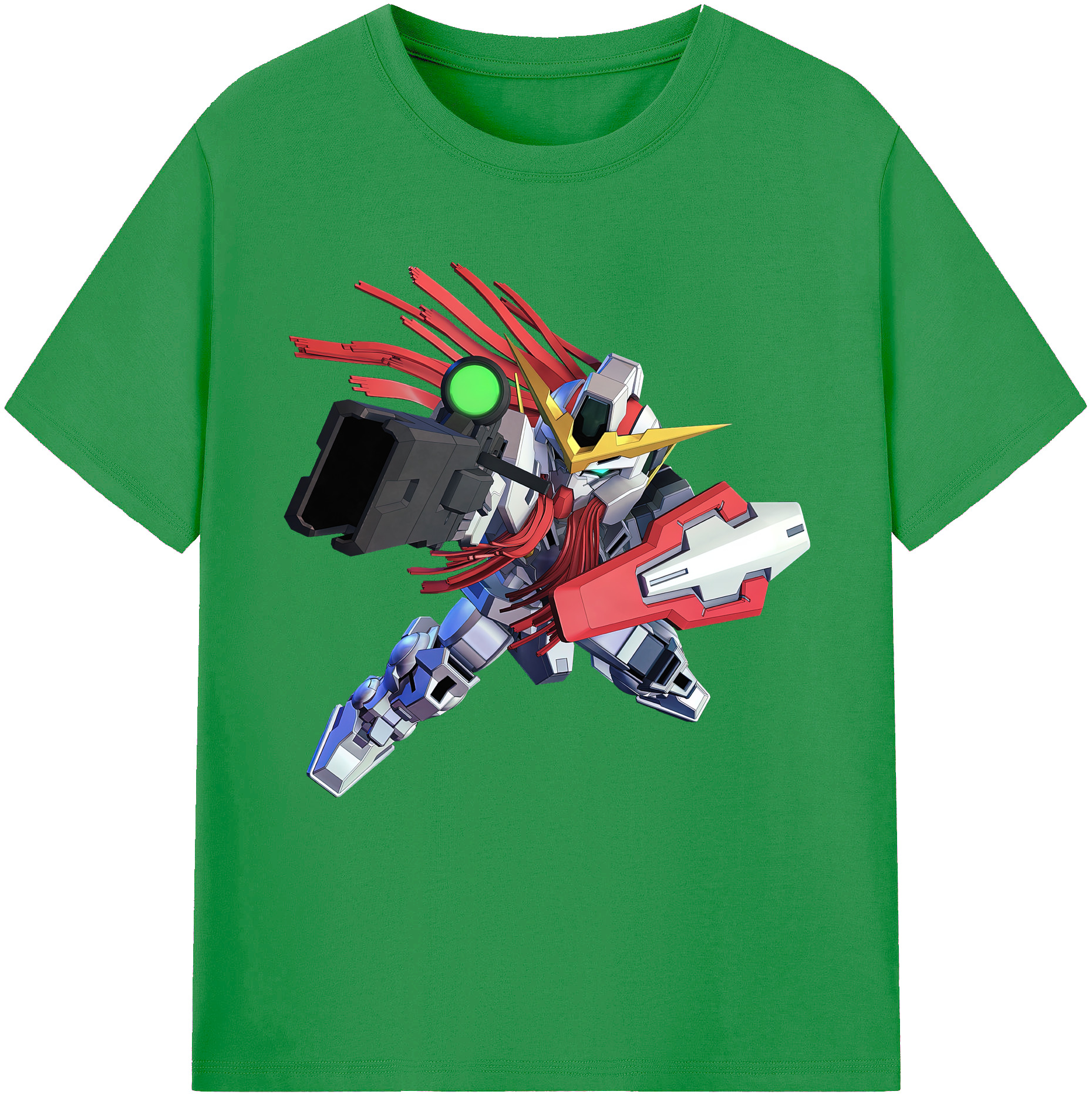 （画像用） 機動戦士ガンダム Mobile Suit Gundam レディースカジュアルプリントTシャツ（綿100％）