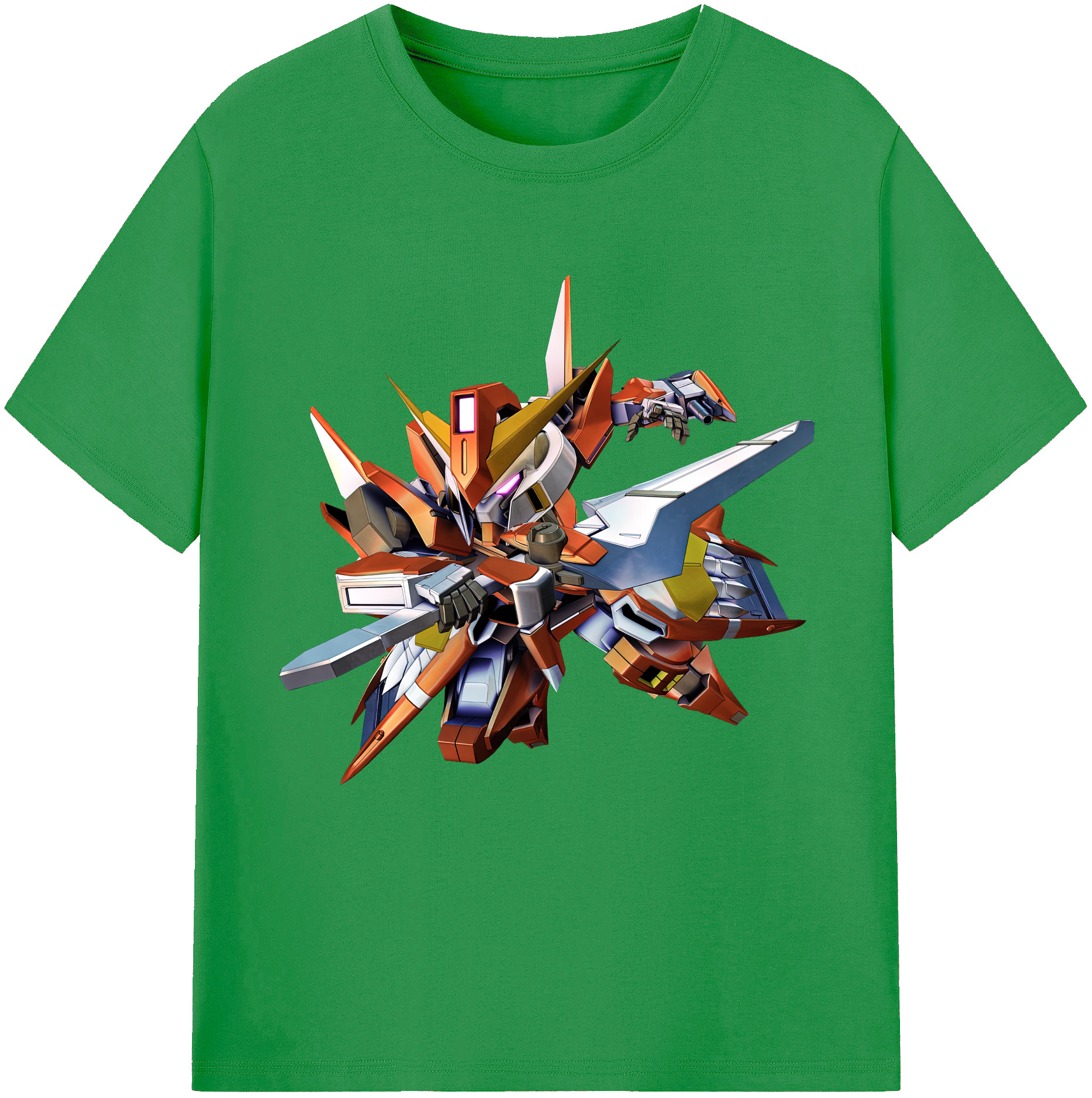（画像用） 機動戦士ガンダム Mobile Suit Gundam レディースカジュアルプリントTシャツ（綿100％）