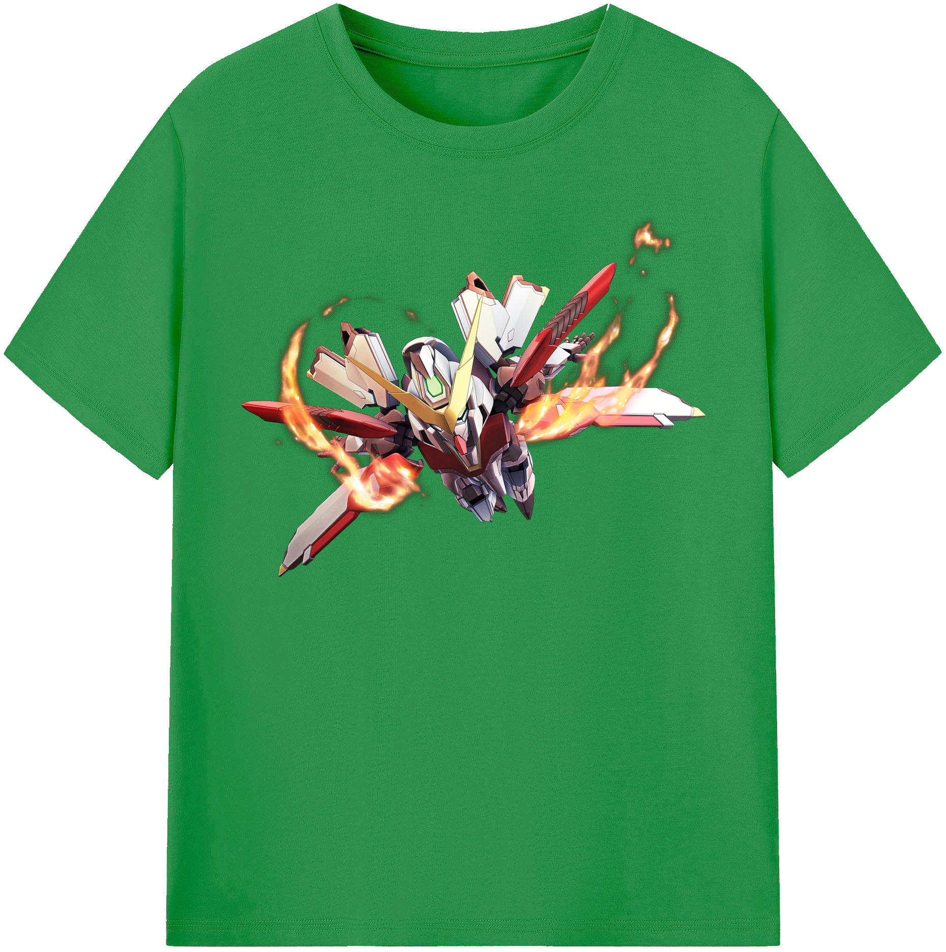 （画像用） 機動戦士ガンダム Mobile Suit Gundam レディースカジュアルプリントTシャツ（綿100％）