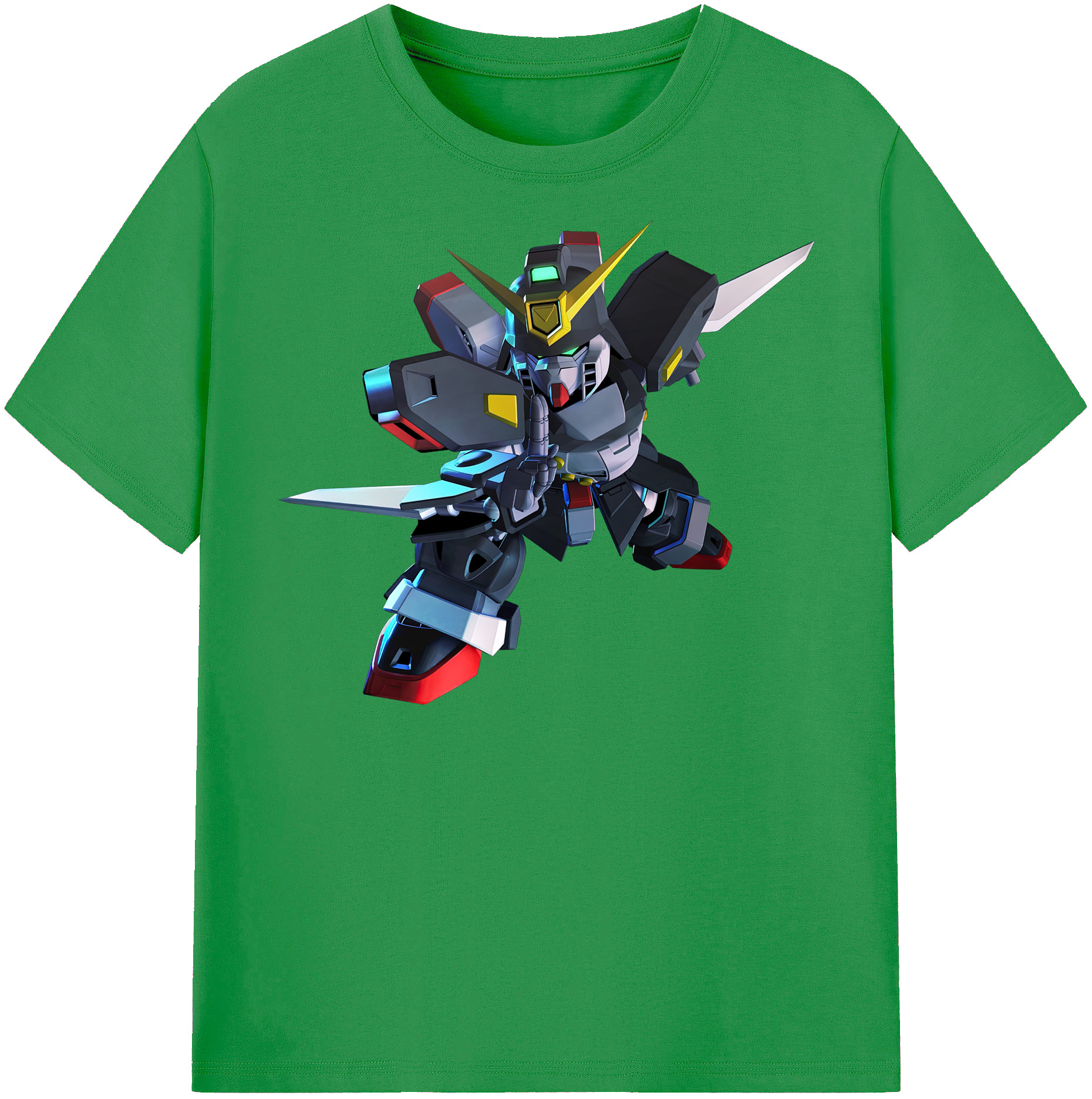 （画像用） 機動戦士ガンダム Mobile Suit Gundam レディースカジュアルプリントTシャツ（綿100％）
