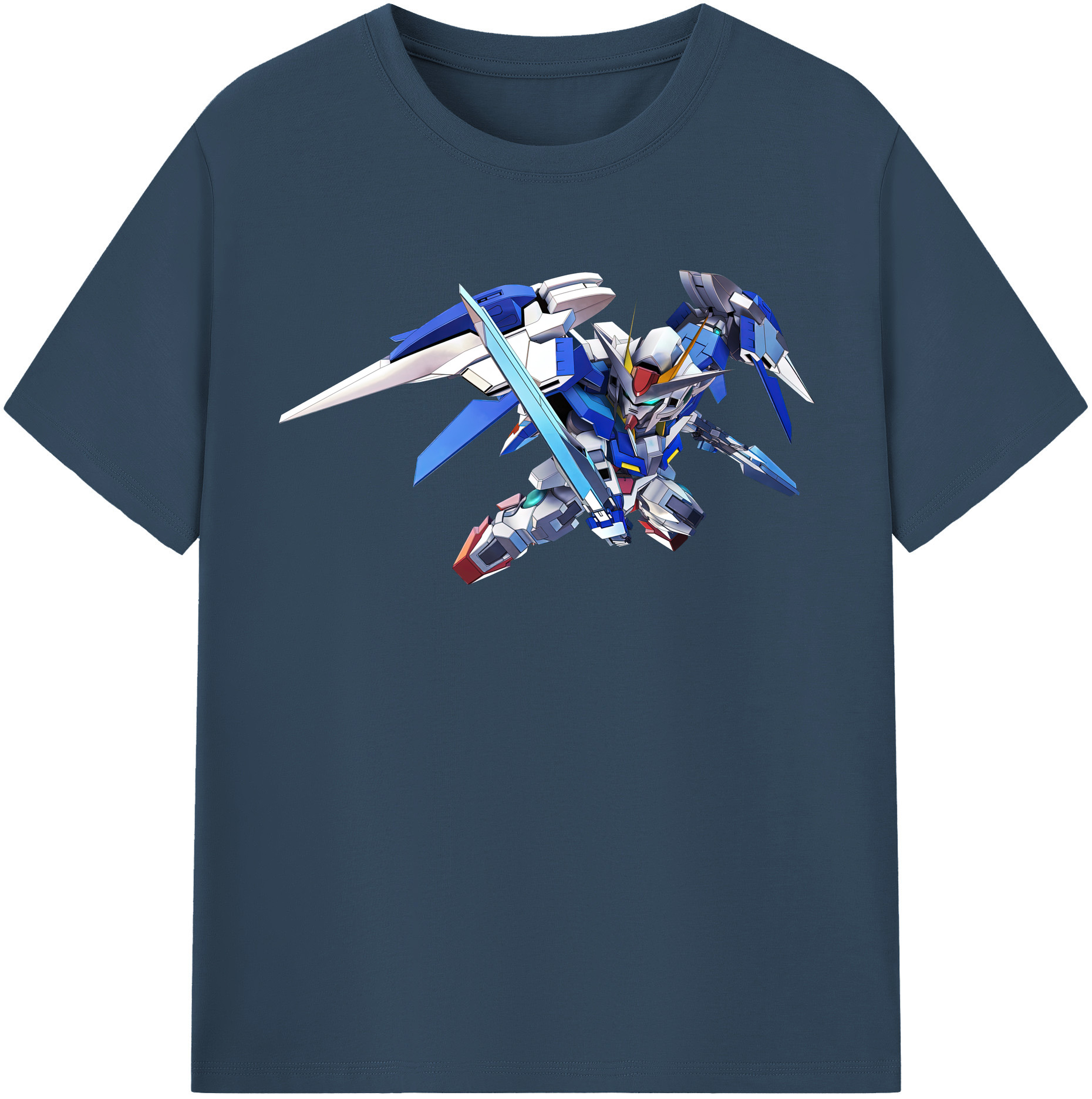 （画像用） 機動戦士ガンダム Mobile Suit Gundam レディースカジュアルプリントTシャツ（綿100％）