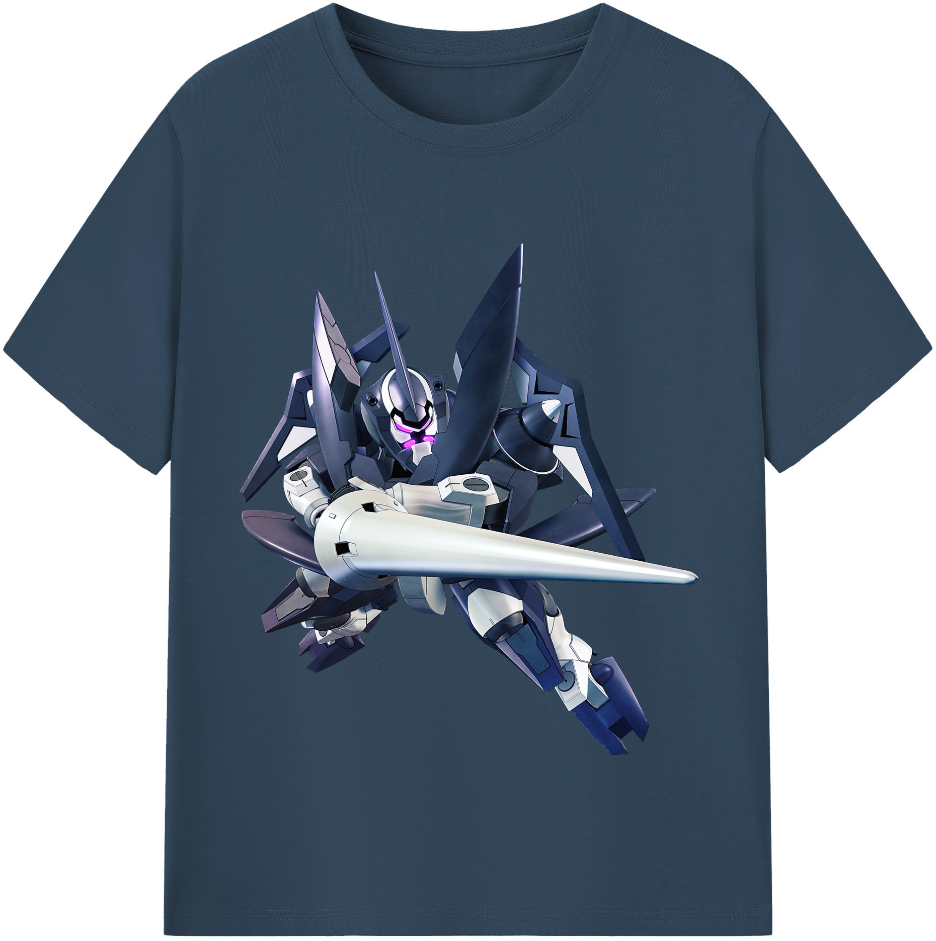（画像用） 機動戦士ガンダム Mobile Suit Gundam レディースカジュアルプリントTシャツ（綿100％）