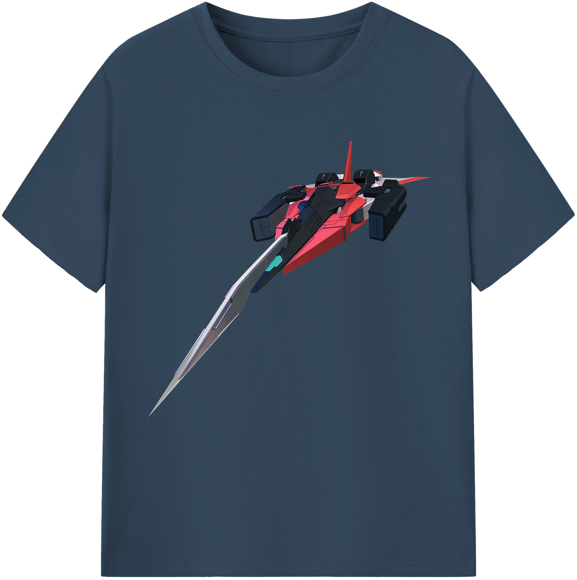 （画像用） 機動戦士ガンダム Mobile Suit Gundam レディースカジュアルプリントTシャツ（綿100％）