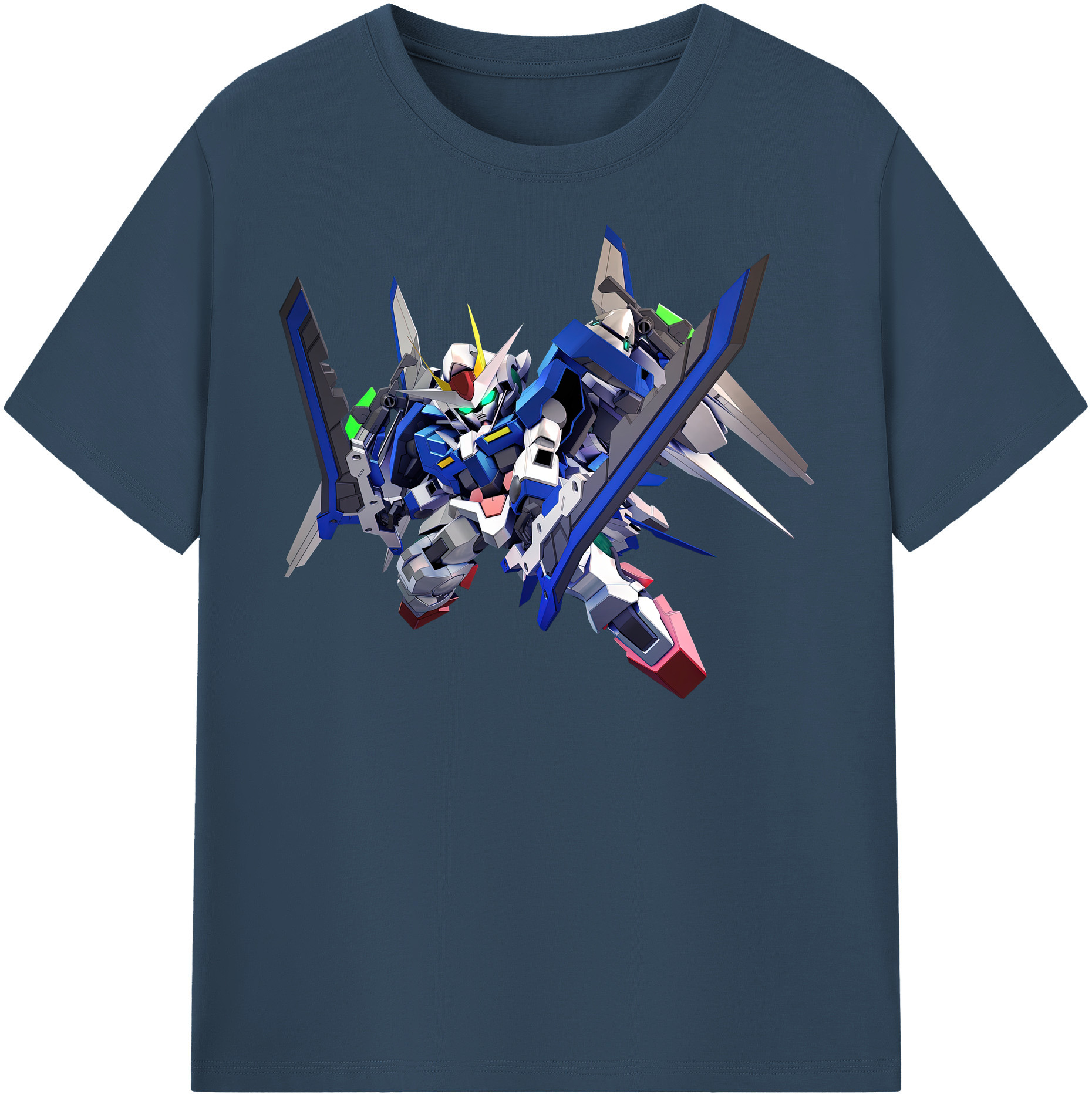 （画像用） 機動戦士ガンダム Mobile Suit Gundam レディースカジュアルプリントTシャツ（綿100％）