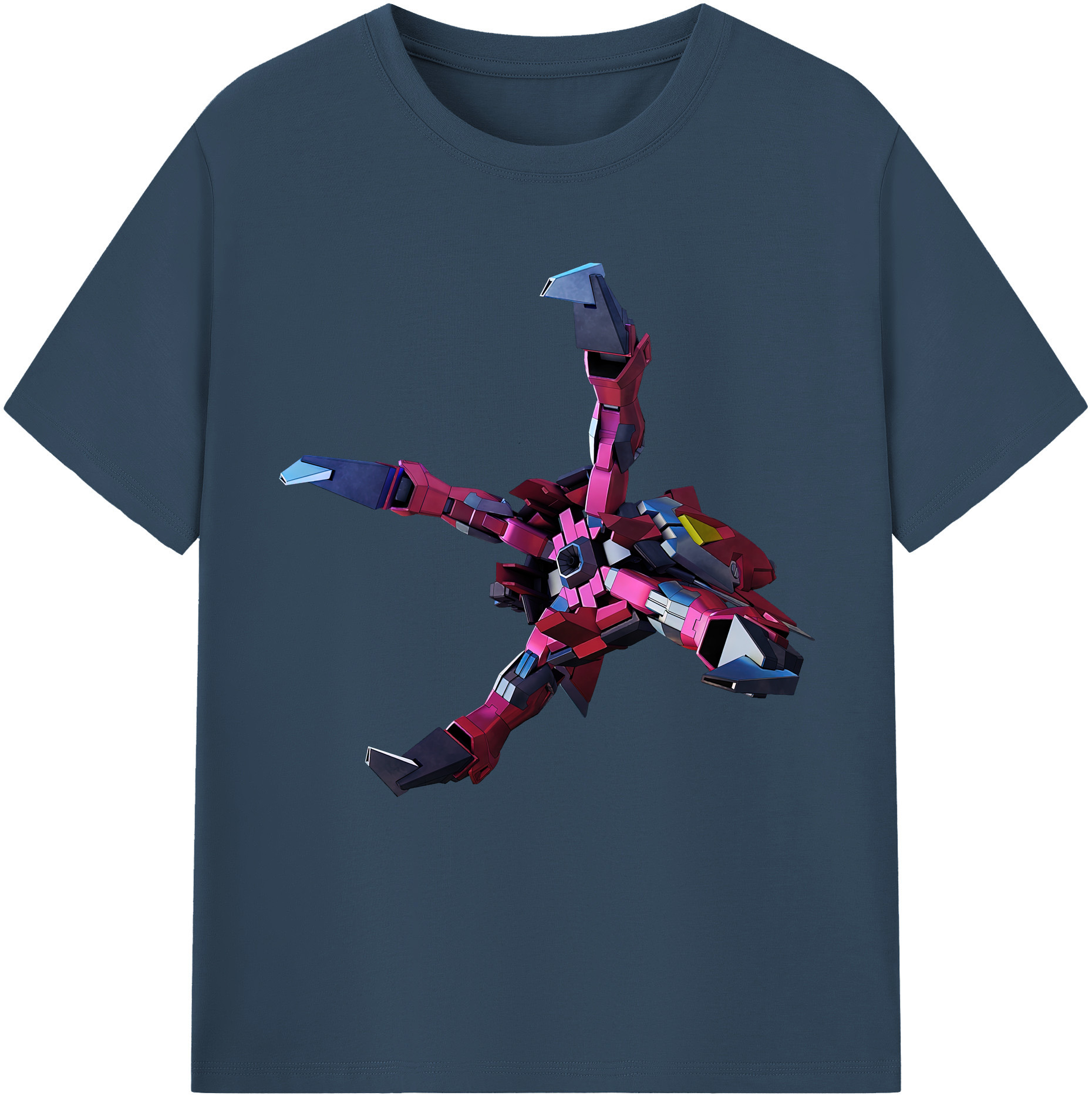 （画像用） 機動戦士ガンダム Mobile Suit Gundam レディースカジュアルプリントTシャツ（綿100％）
