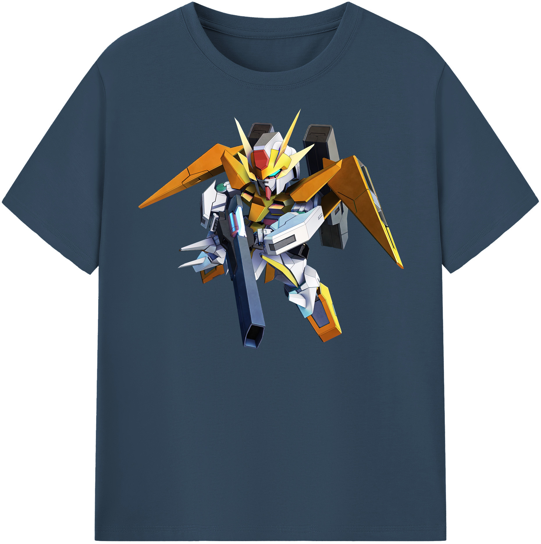（画像用） 機動戦士ガンダム Mobile Suit Gundam レディースカジュアルプリントTシャツ（綿100％）