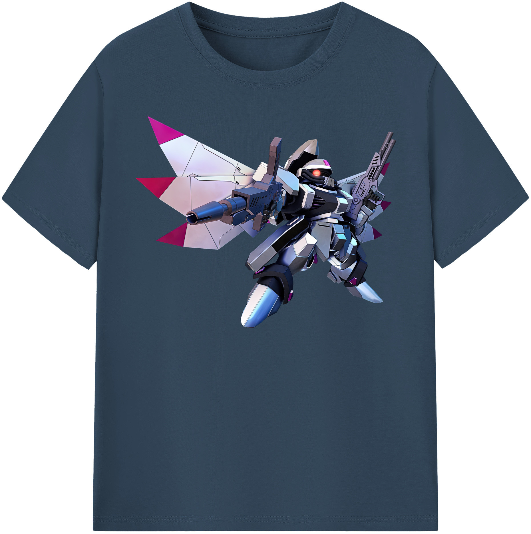 （画像用） 機動戦士ガンダム Mobile Suit Gundam レディースカジュアルプリントTシャツ（綿100％）