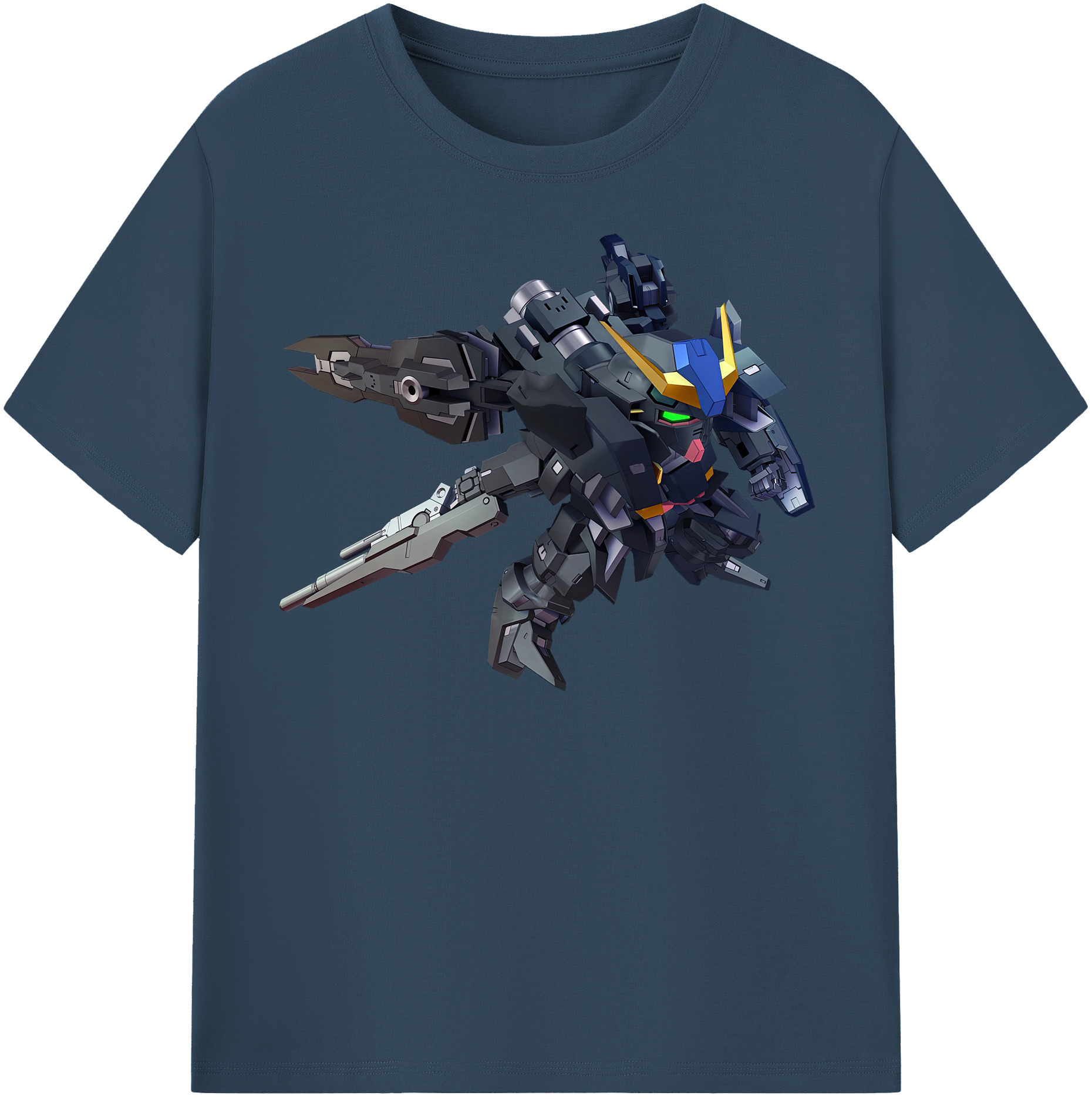 （画像用） 機動戦士ガンダム Mobile Suit Gundam レディースカジュアルプリントTシャツ（綿100％）
