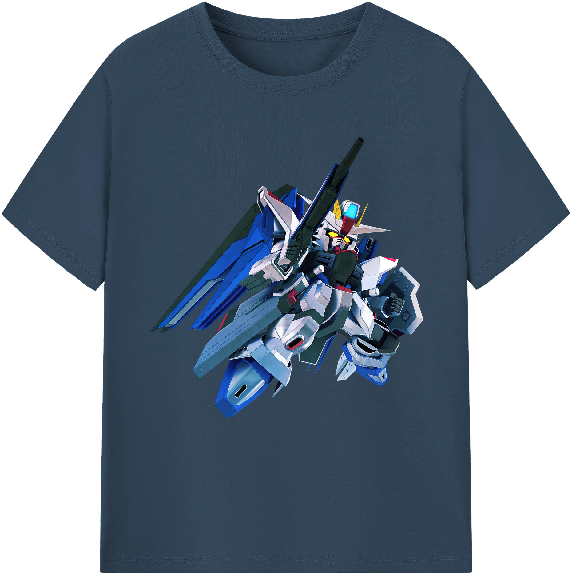（画像用） 機動戦士ガンダム Mobile Suit Gundam レディースカジュアルプリントTシャツ（綿100％）