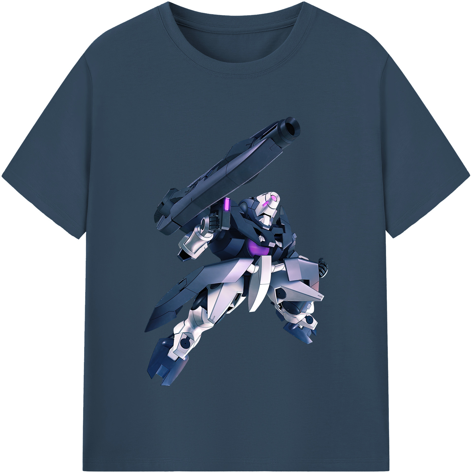 （画像用） 機動戦士ガンダム Mobile Suit Gundam レディースカジュアルプリントTシャツ（綿100％）