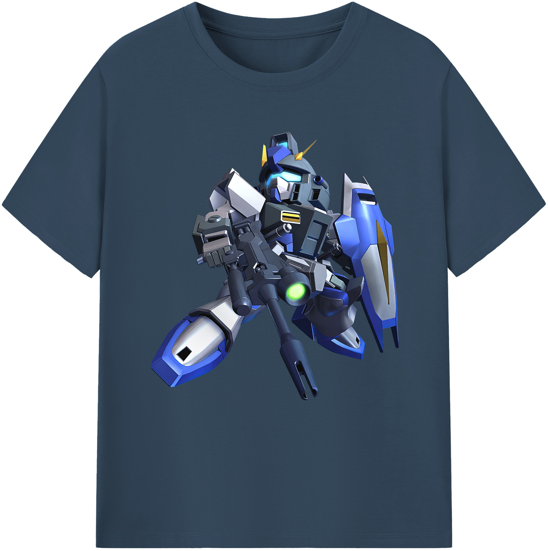 （画像用） 機動戦士ガンダム Mobile Suit Gundam レディースカジュアルプリントTシャツ（綿100％）
