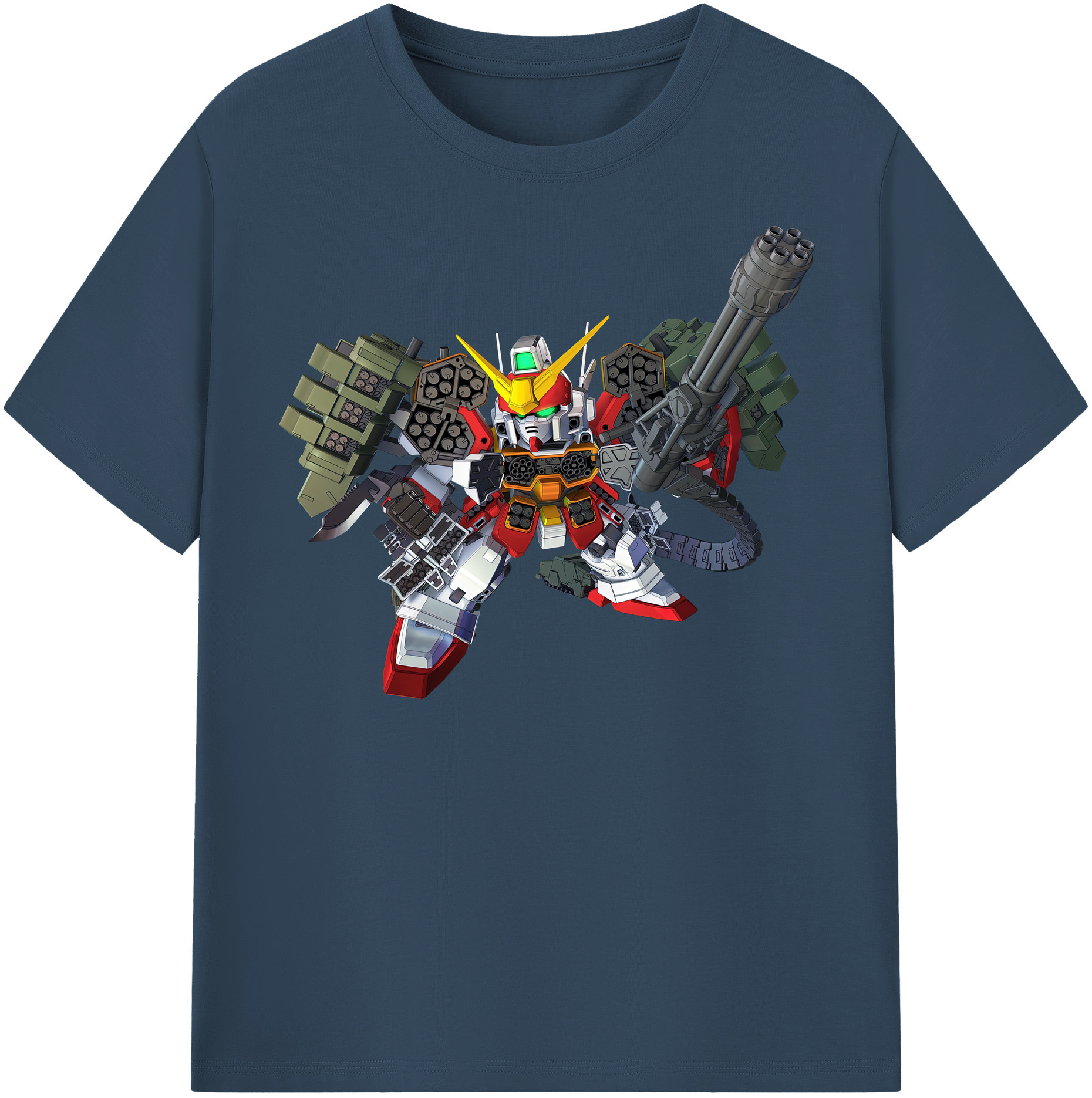 （画像用） 機動戦士ガンダム Mobile Suit Gundam レディースカジュアルプリントTシャツ（綿100％）