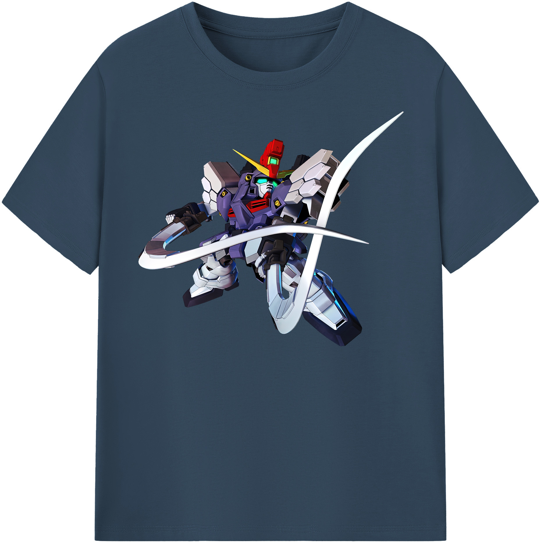 （画像用） 機動戦士ガンダム Mobile Suit Gundam レディースカジュアルプリントTシャツ（綿100％）